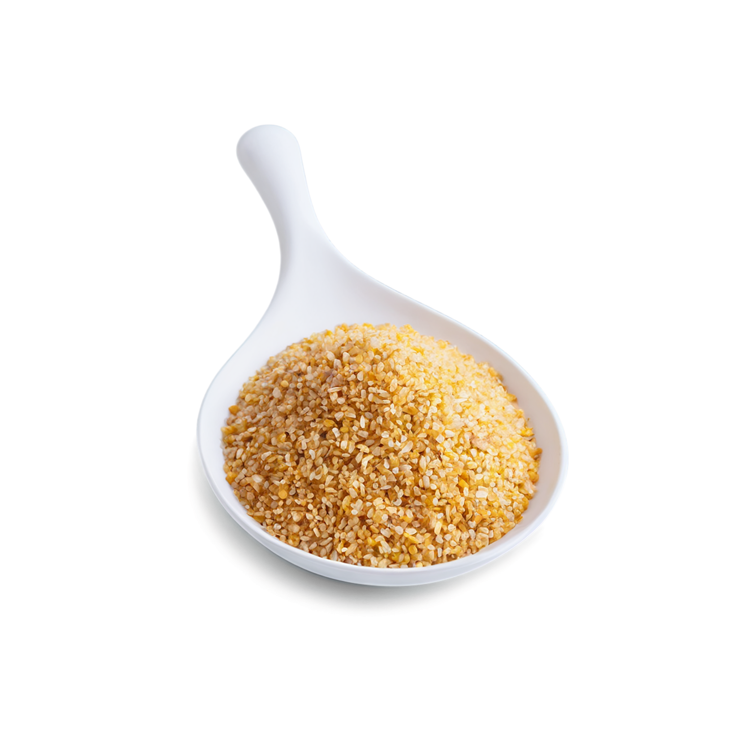 Bulgur grains isolated on transparent background, #6438