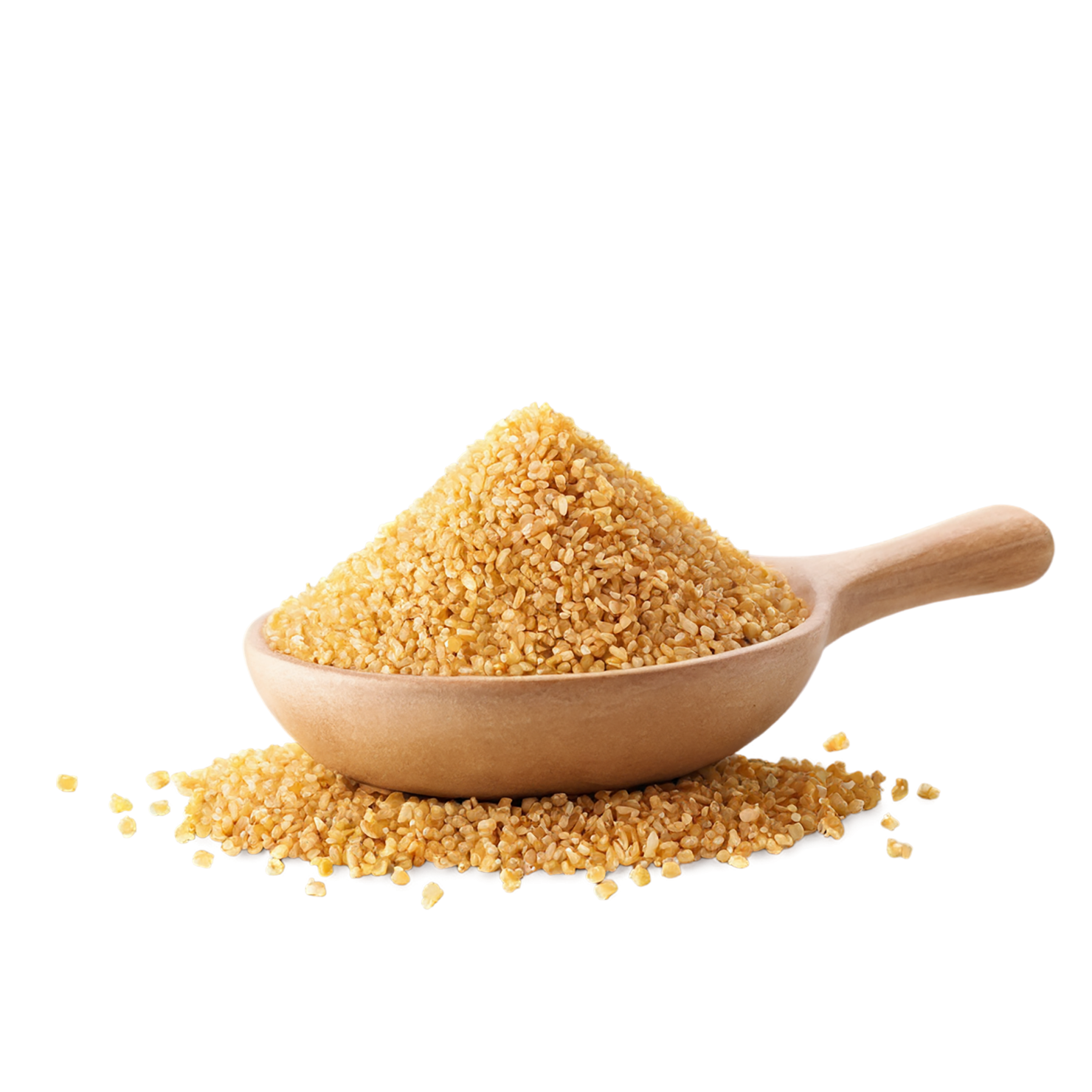 Bulgur grains isolated on transparent background, #6440