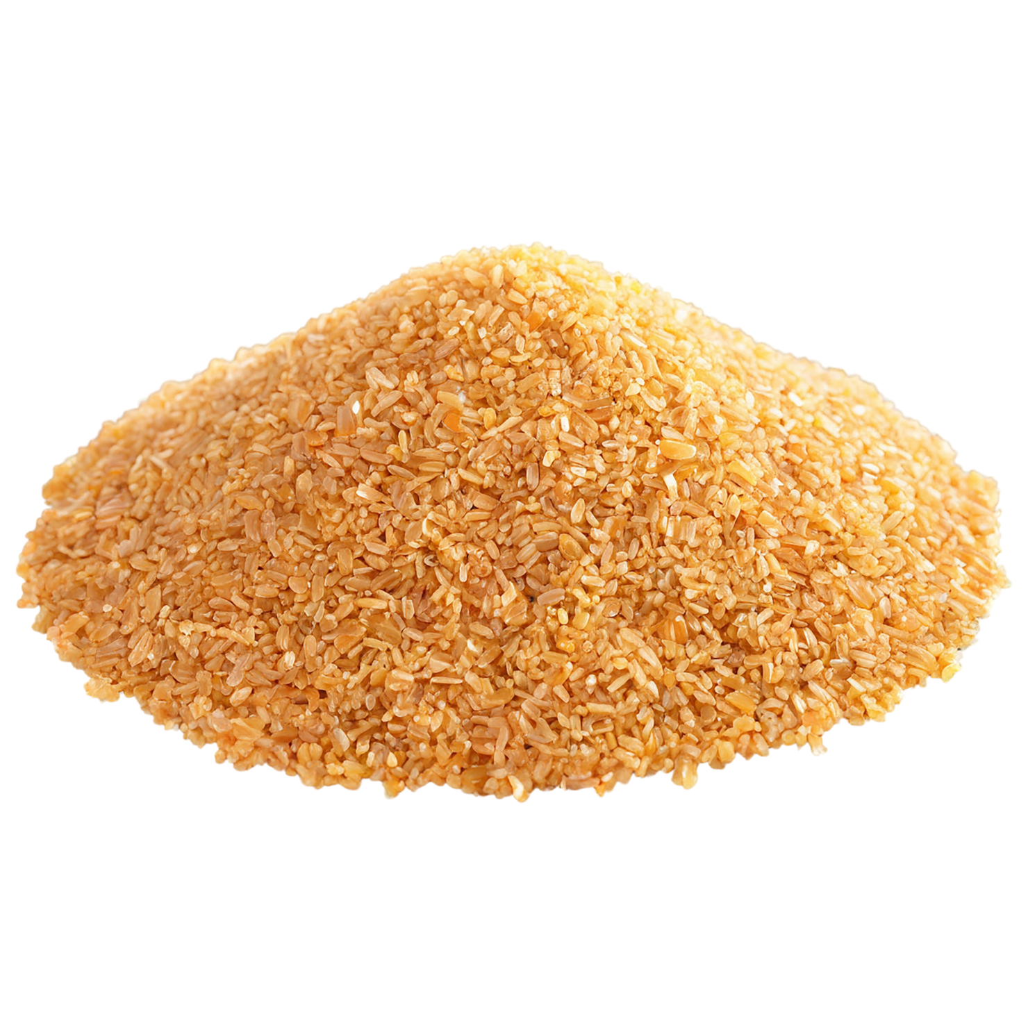 Bulgur grains isolated on transparent background, #6444