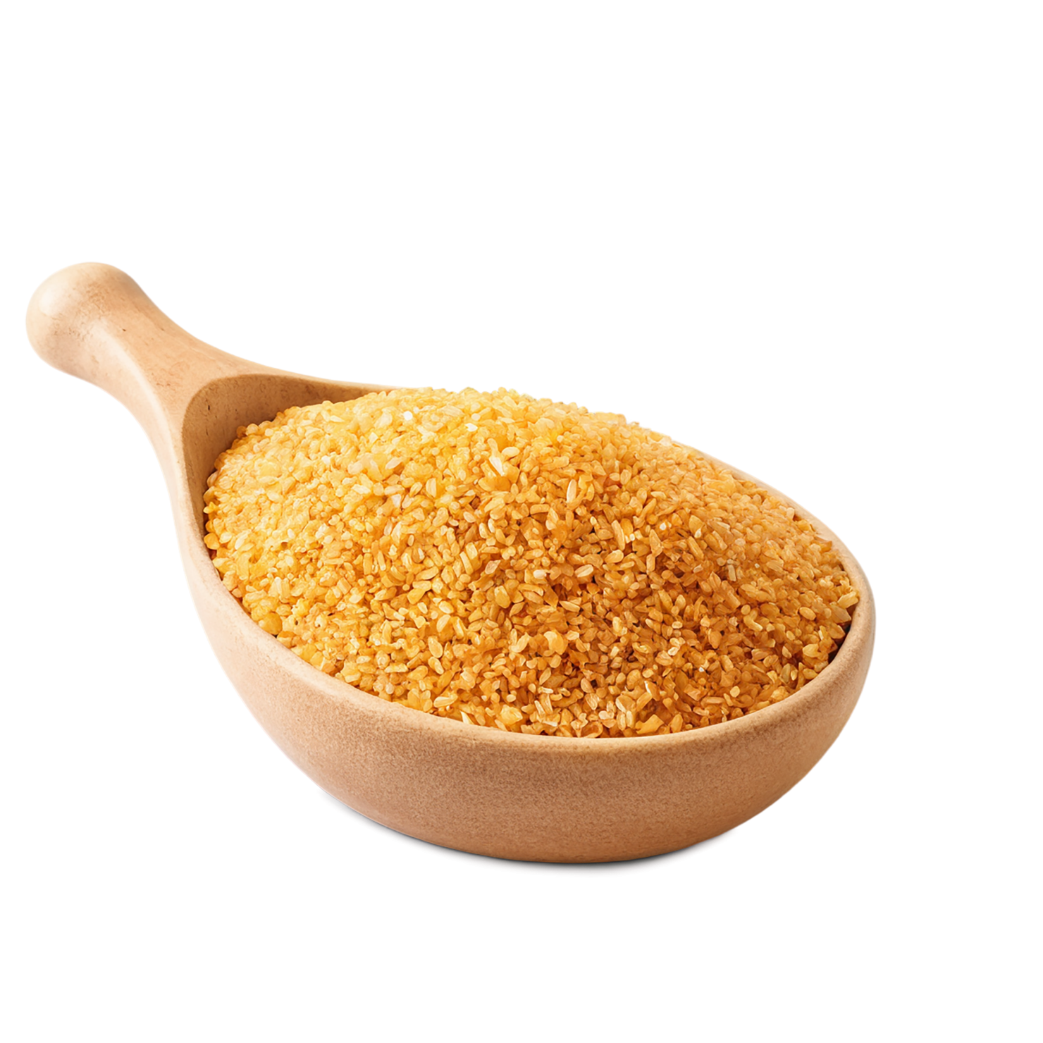 Bulgur grains isolated on transparent background, #6447