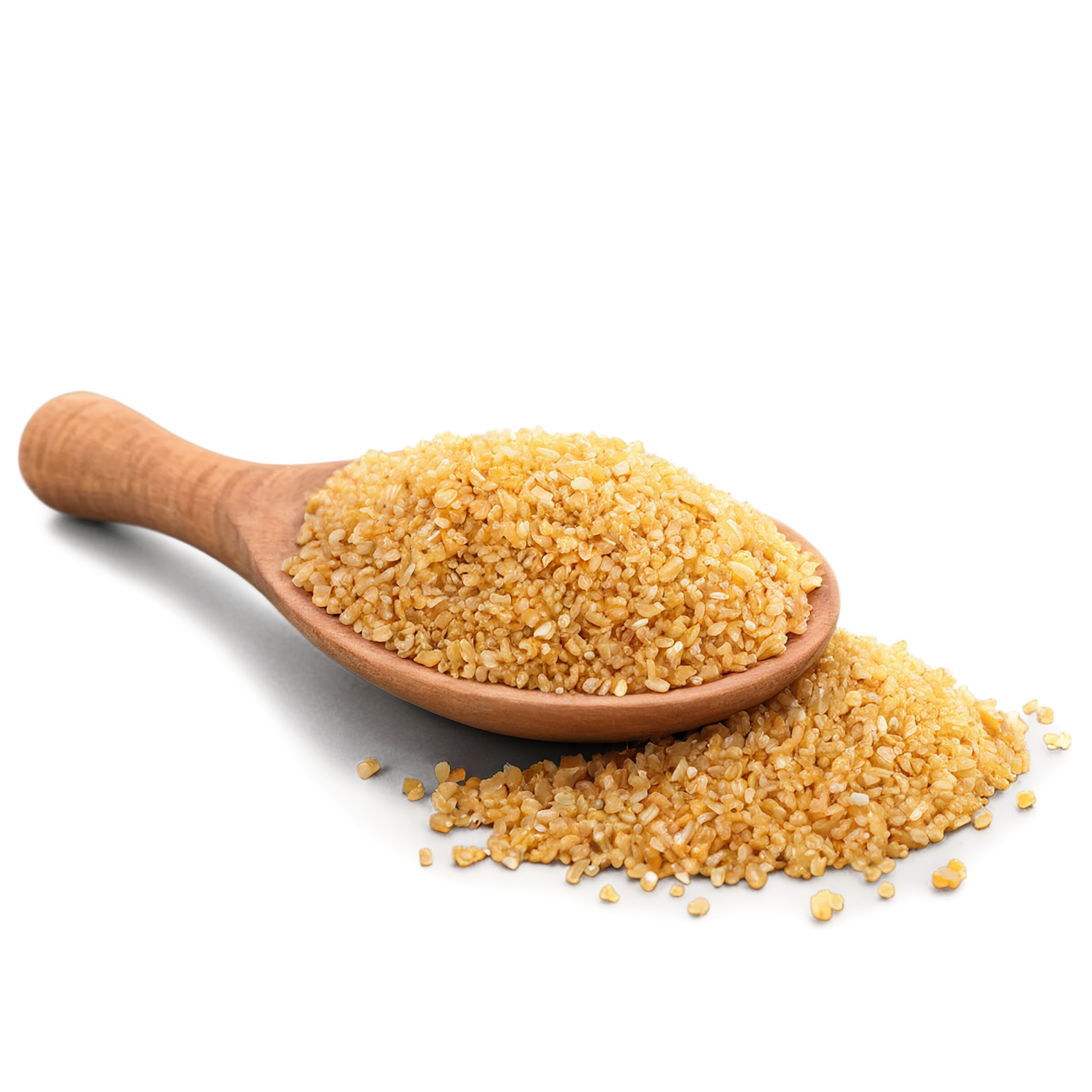 Bulgur grains isolated on transparent background, #6450