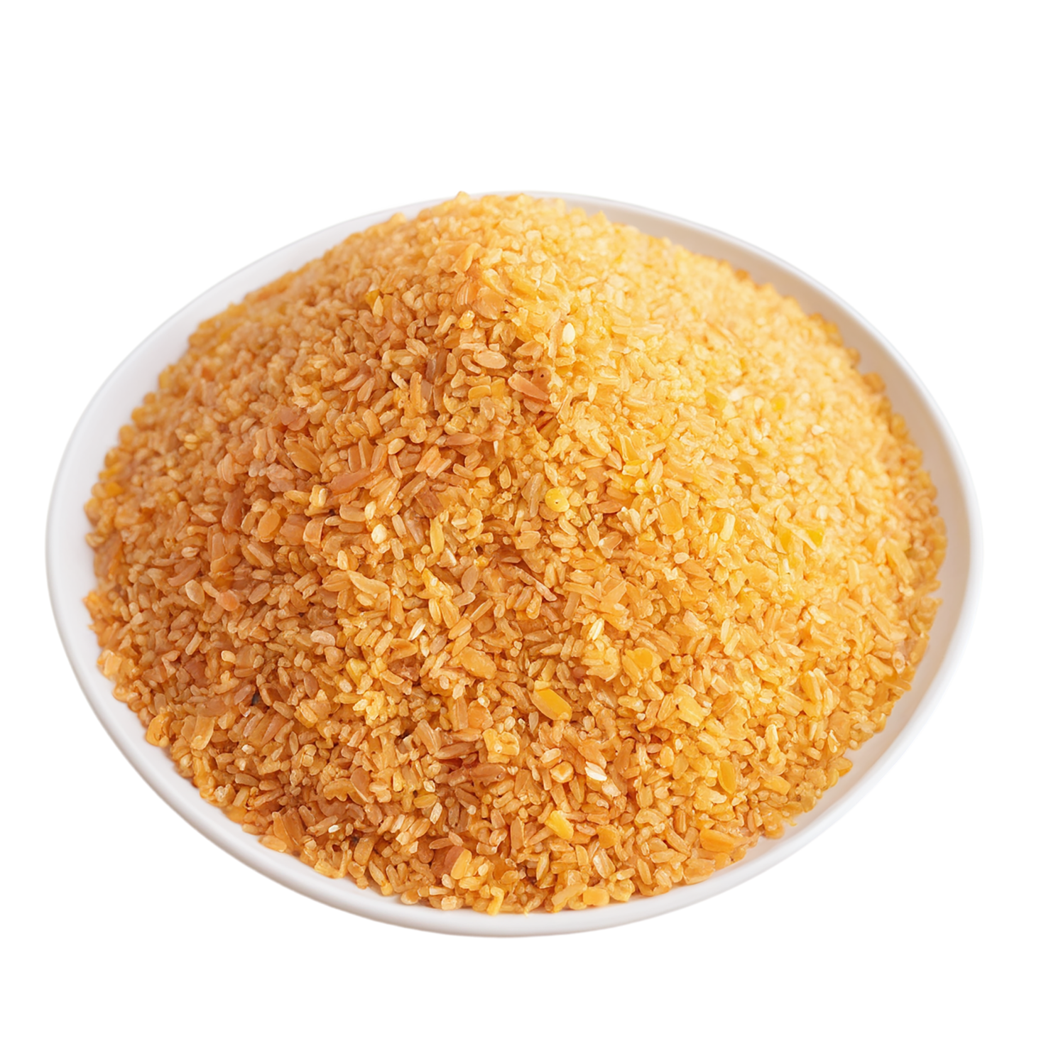 Bulgur grains isolated on transparent background, #6452