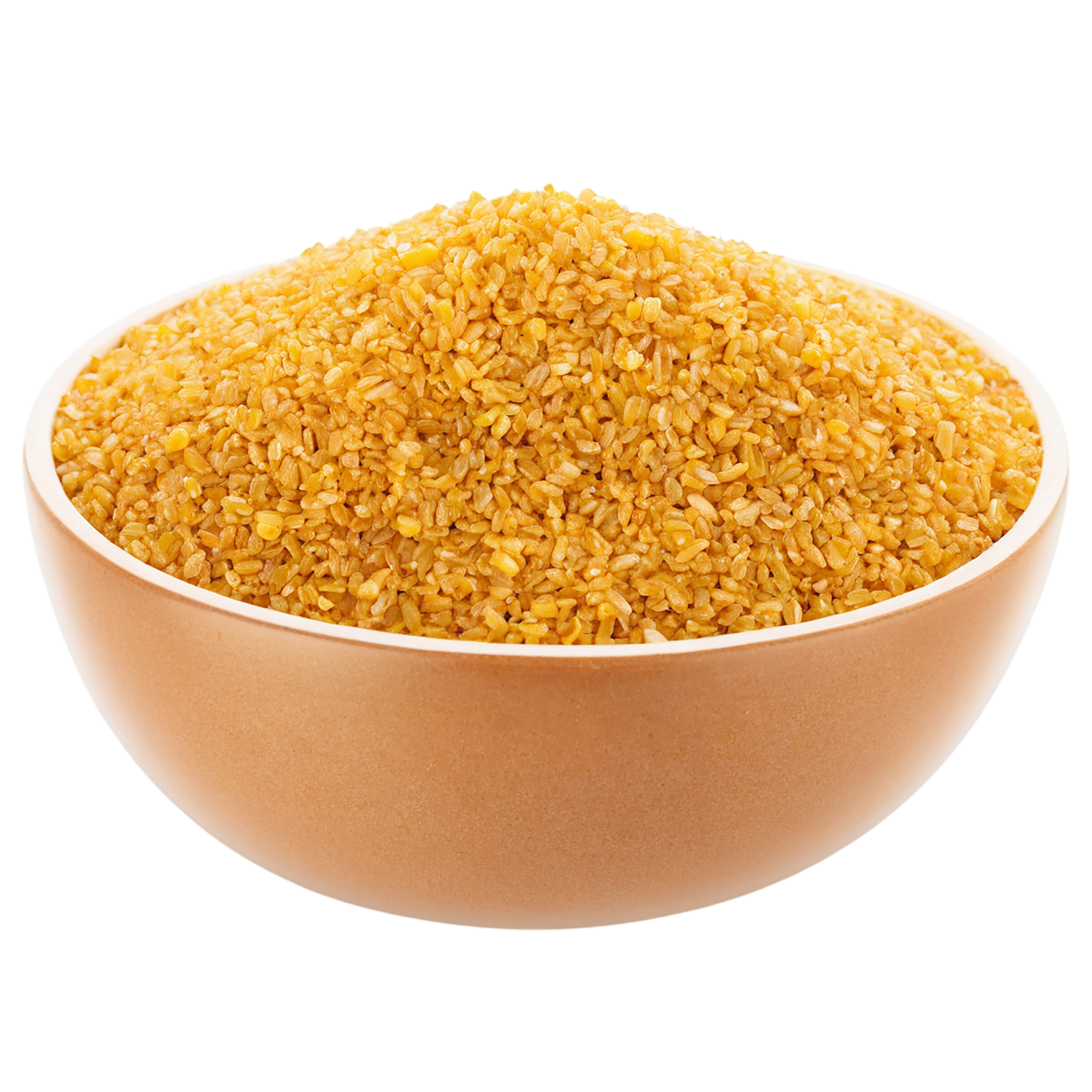 Bulgur grains isolated on transparent background, #6453