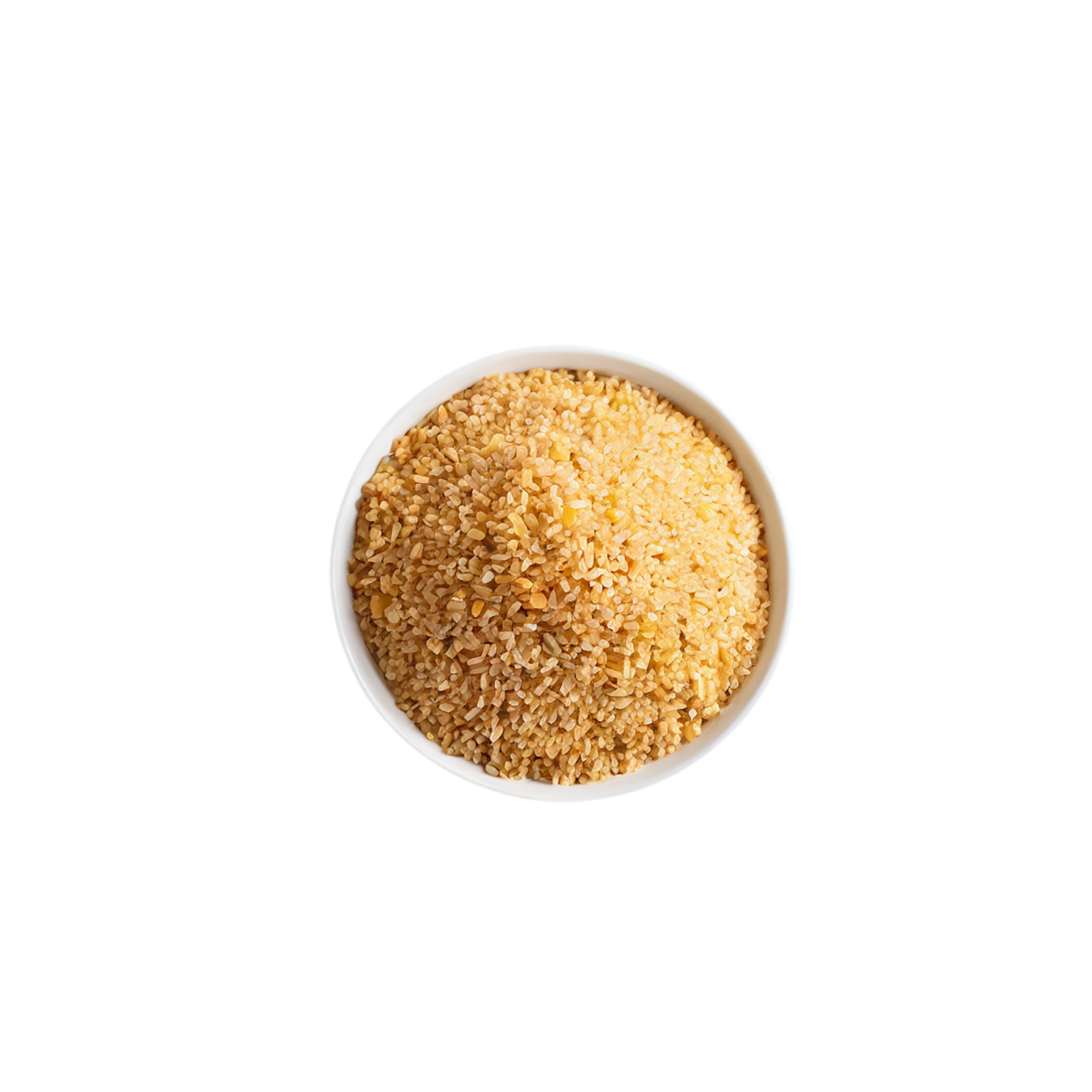 Bulgur grains isolated on transparent background, #6456
