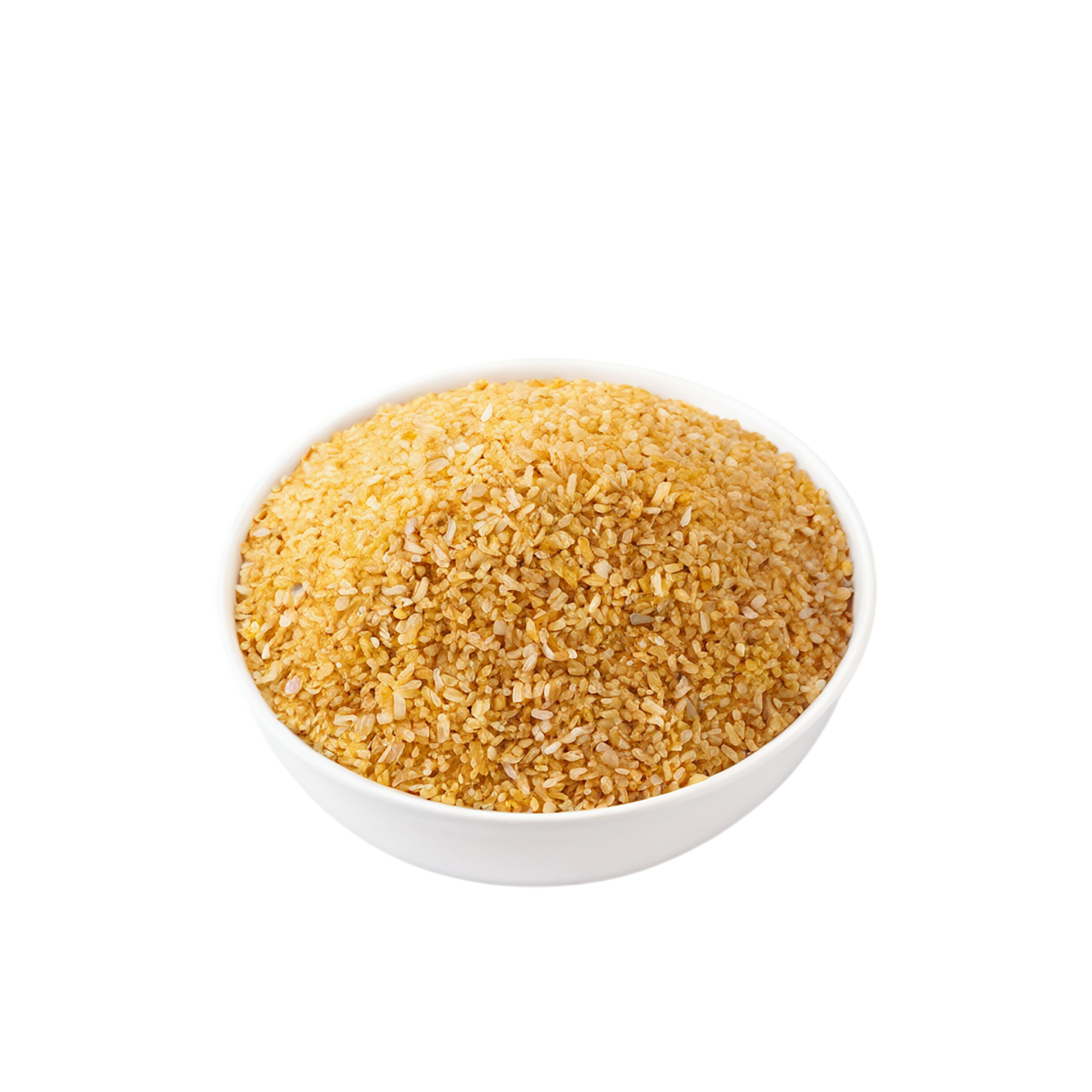 Bulgur grains isolated on transparent background, #6457