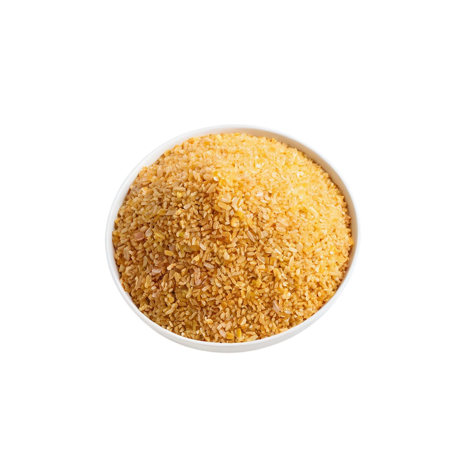 Bulgur grains isolated on transparent background, #6458