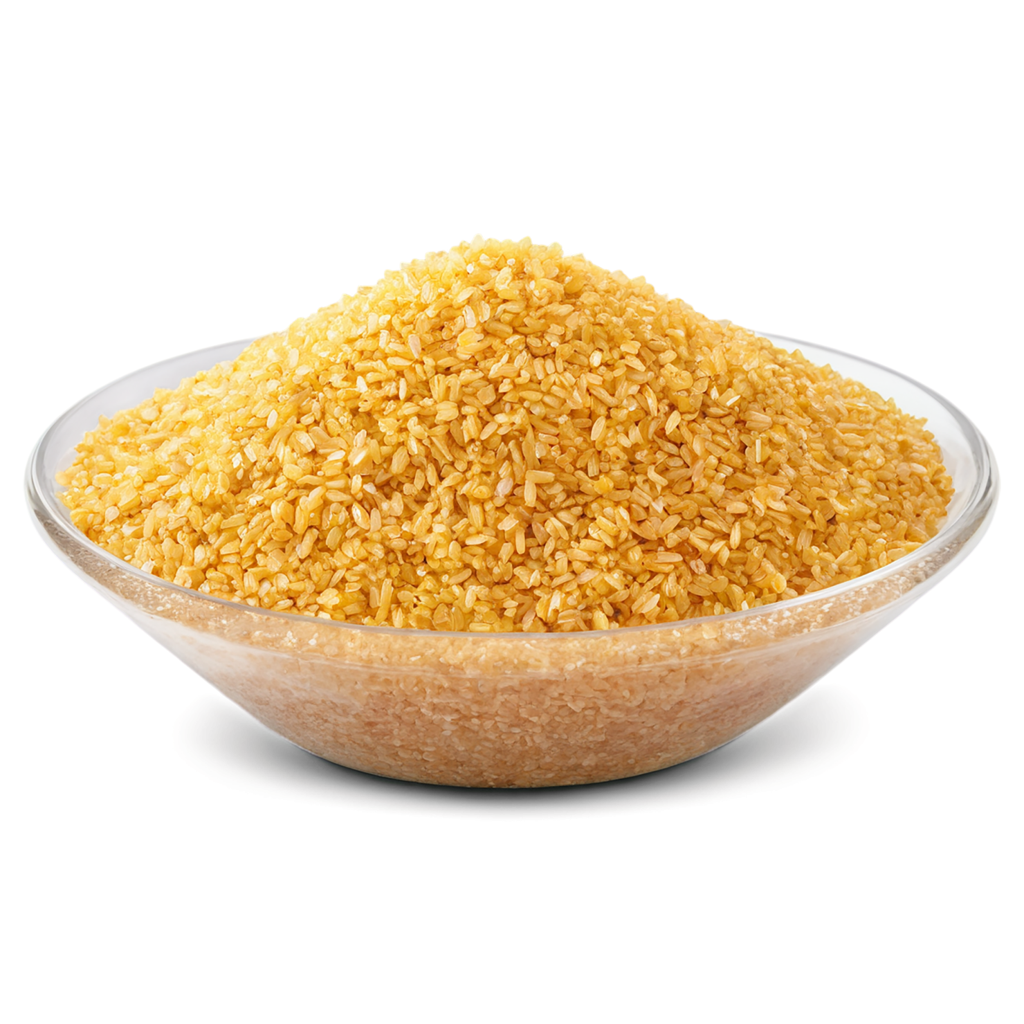 Bulgur grains isolated on transparent background, #6459