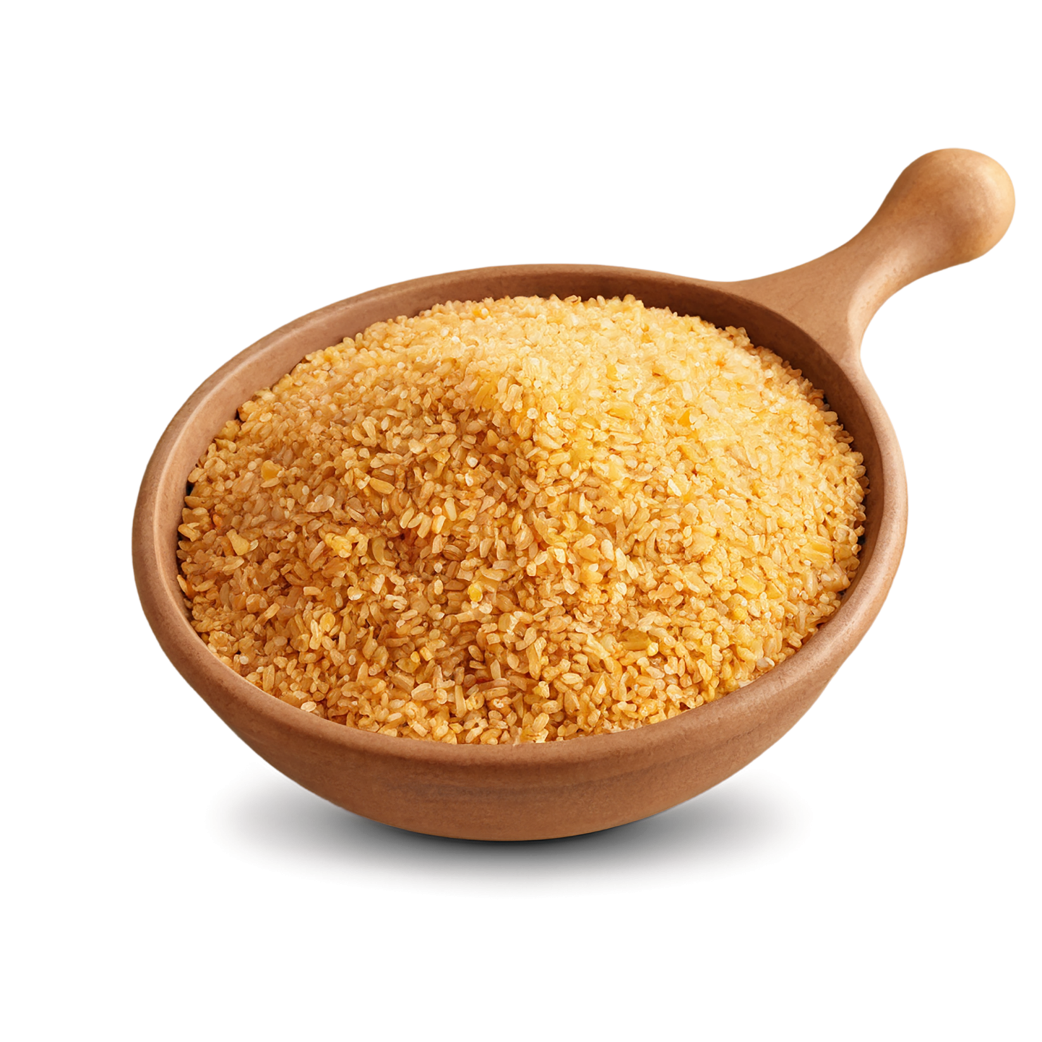 Bulgur grains isolated on transparent background, #6460