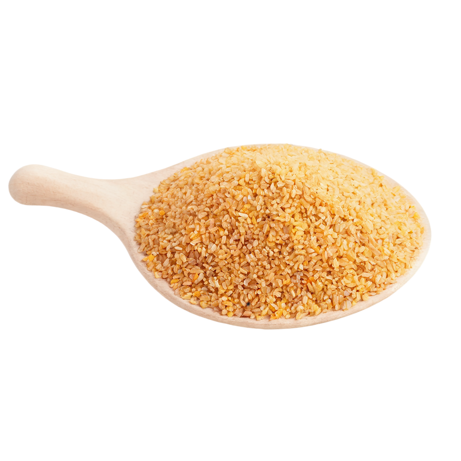 Bulgur grains isolated on transparent background, #6463