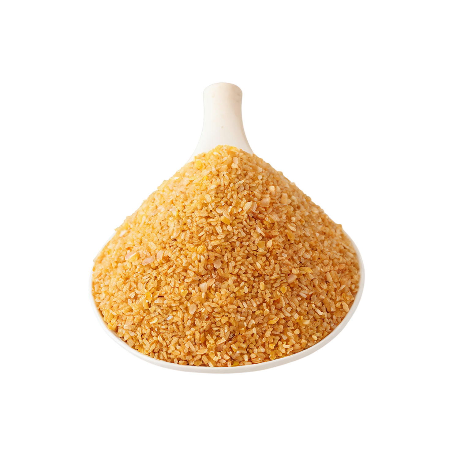 Bulgur grains isolated on transparent background, #6465