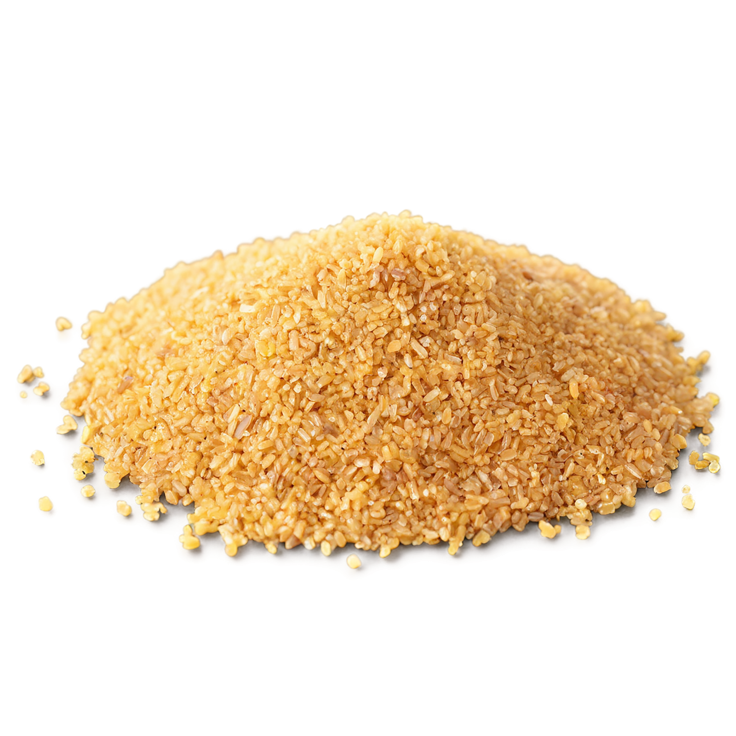 Bulgur grains isolated on transparent background, #6466