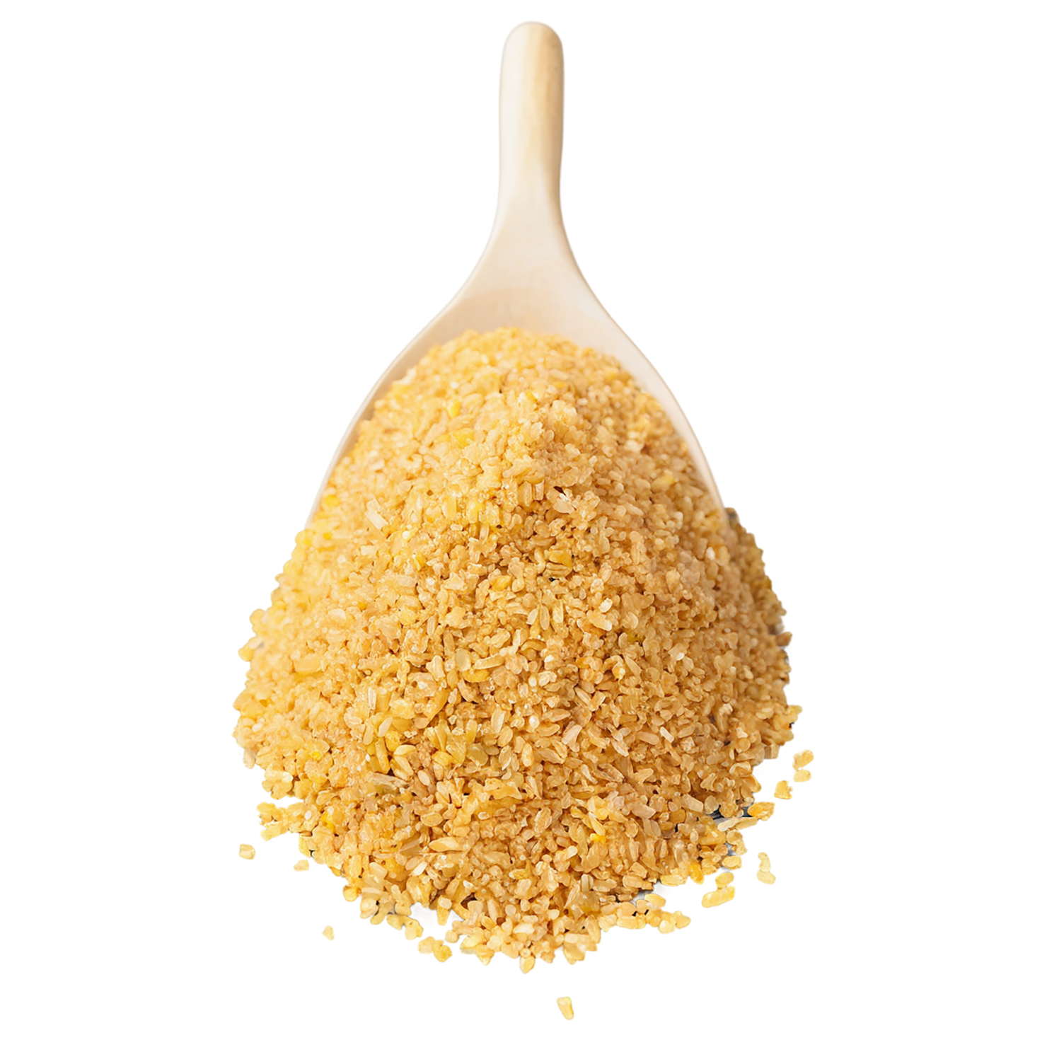 Bulgur grains isolated on transparent background, #6467