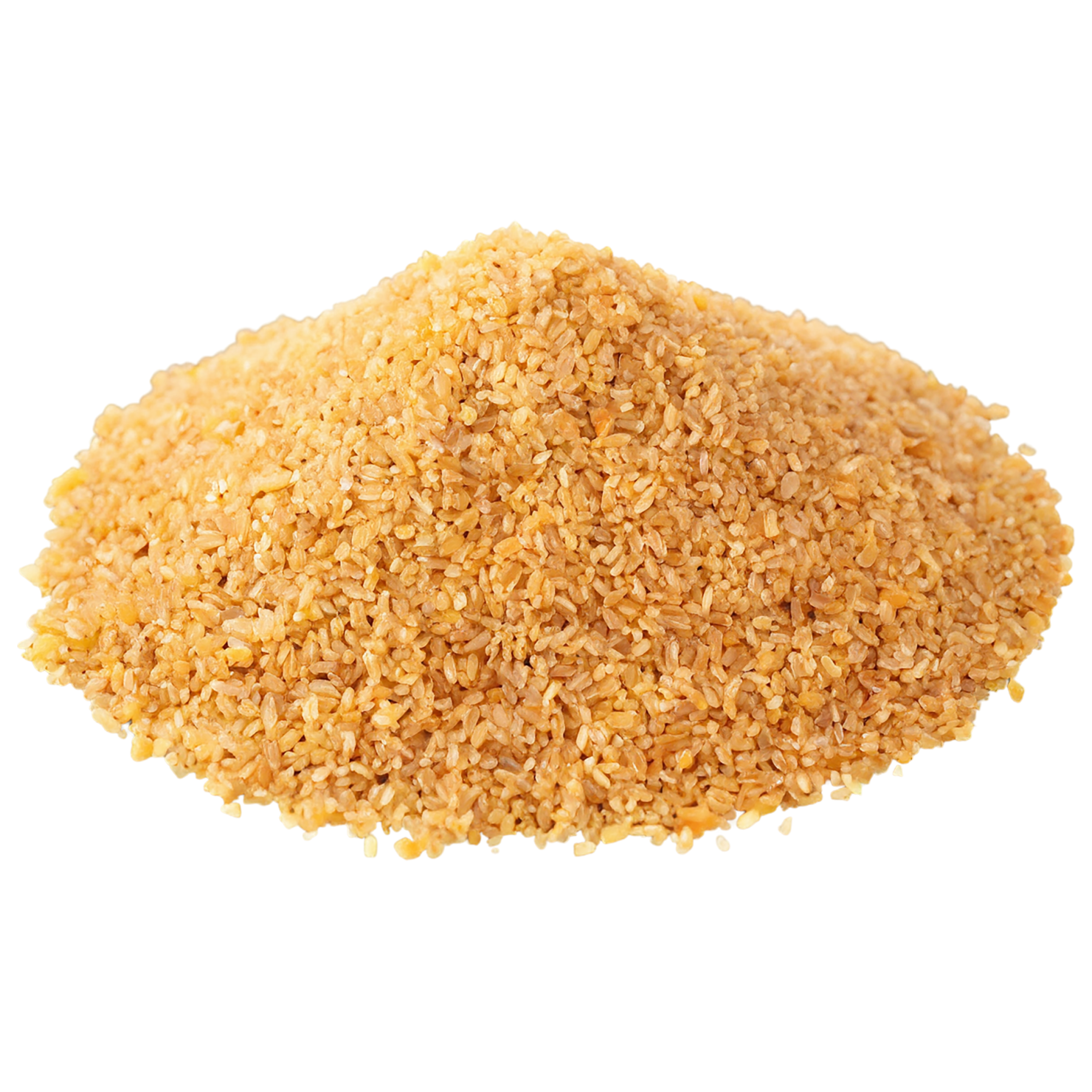 Bulgur grains isolated on transparent background, #6468