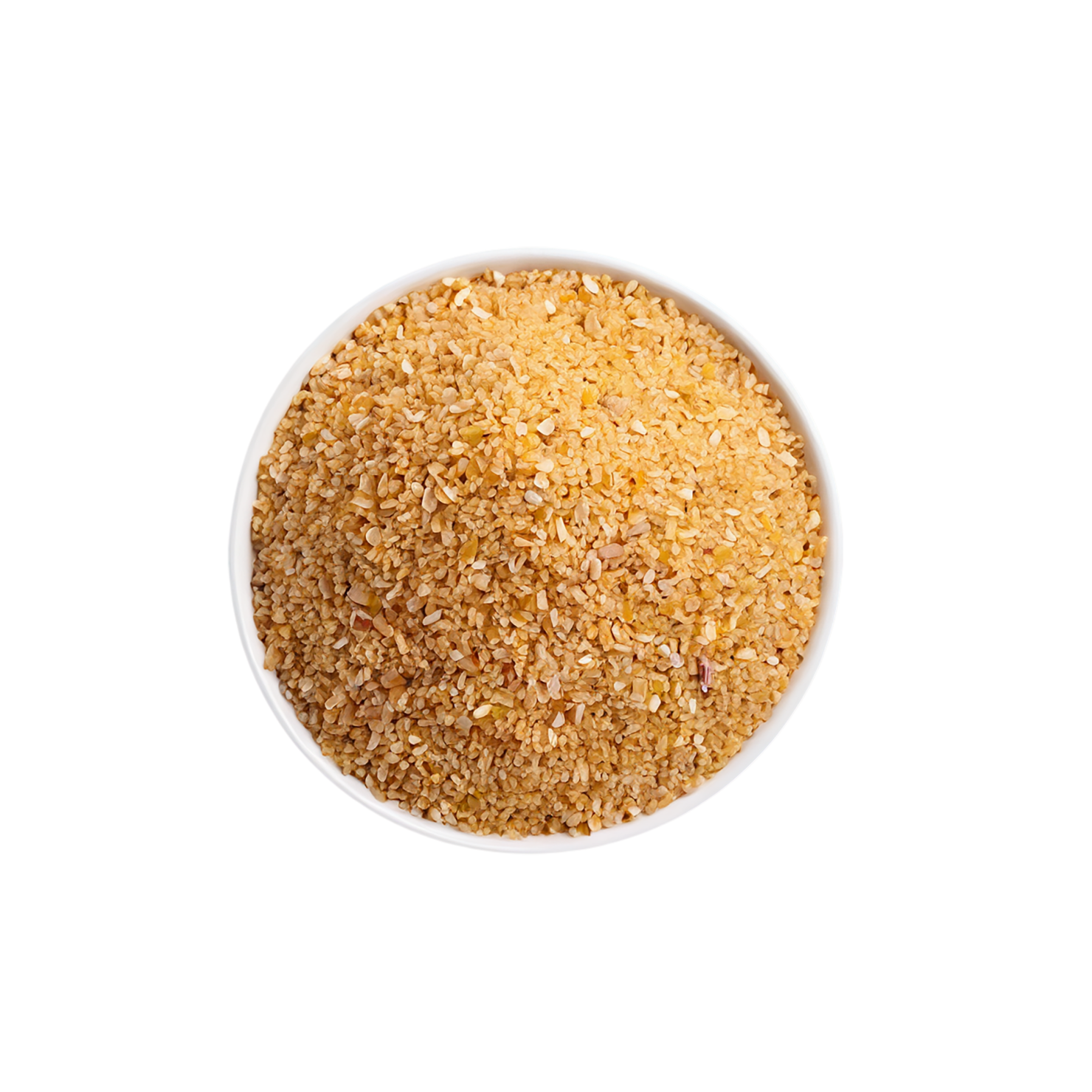 Bulgur grains isolated on transparent background, #6469