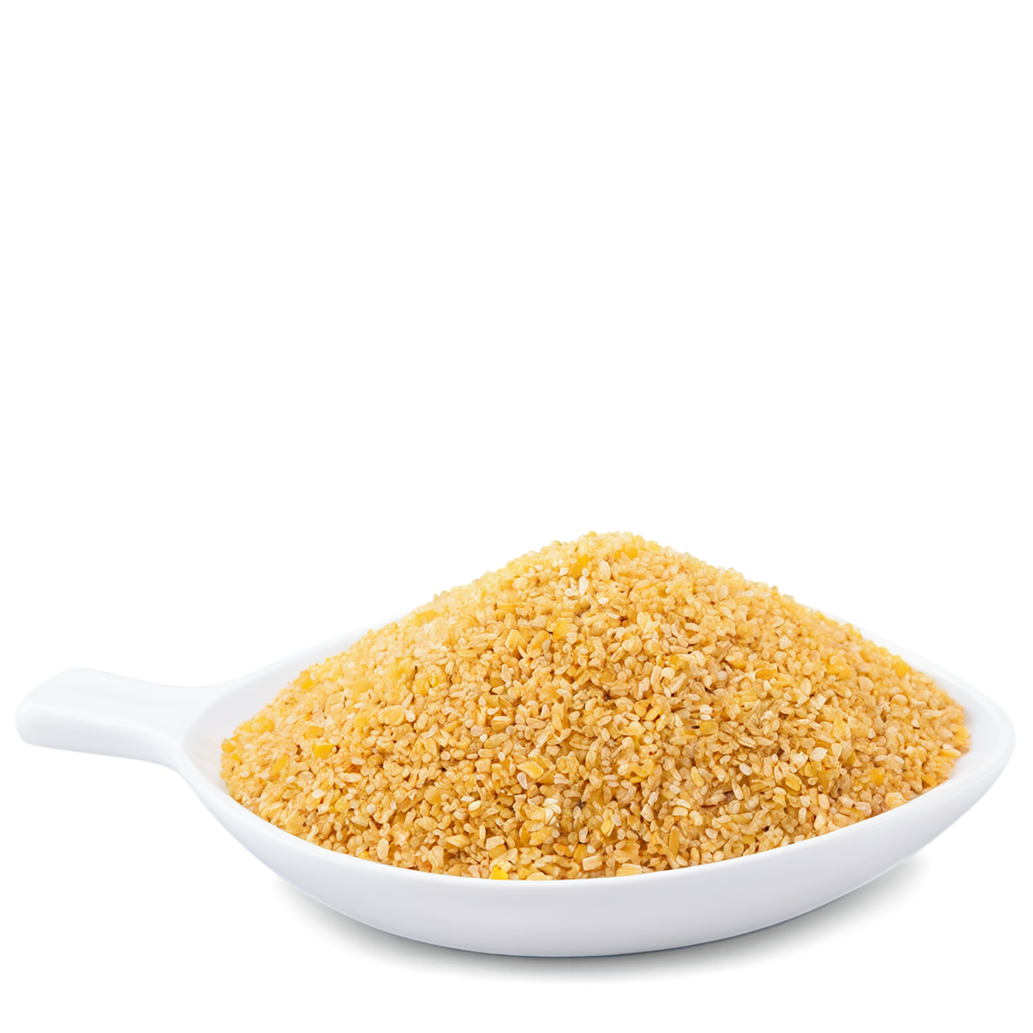 Bulgur grains isolated on transparent background, #6473