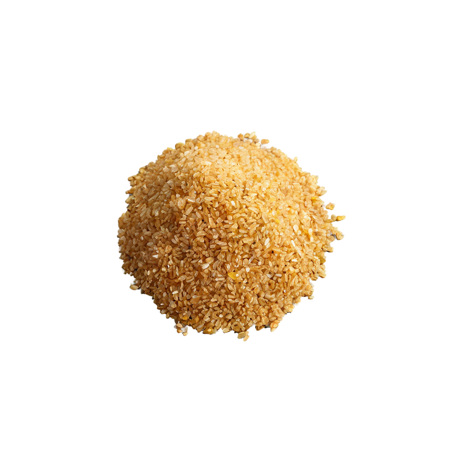 Bulgur grains isolated on transparent background, #6474