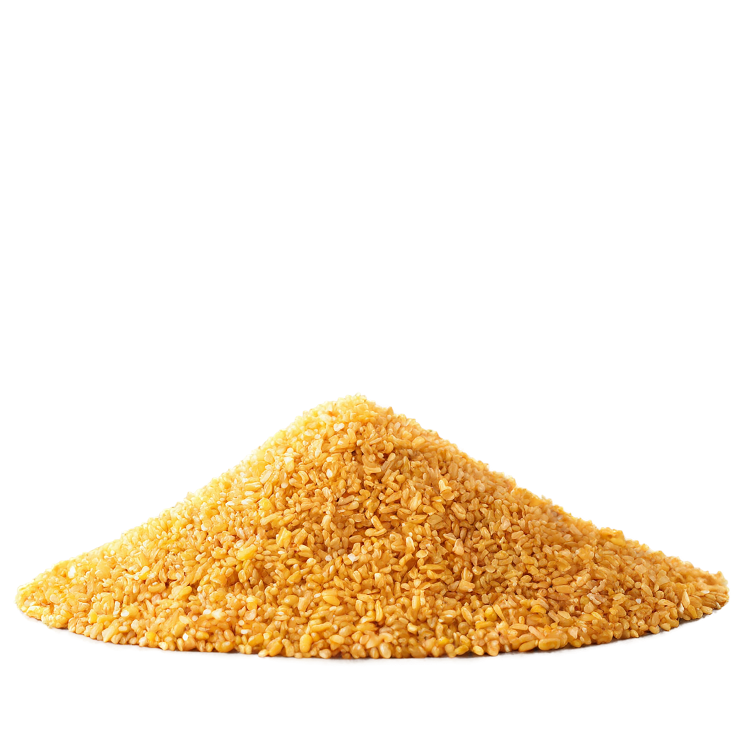 Bulgur grains isolated on transparent background, #6484