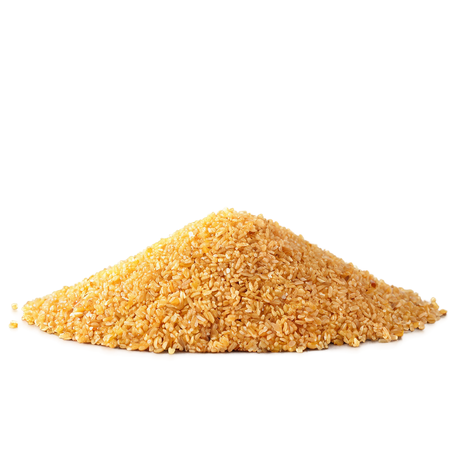 Bulgur grains isolated on transparent background, #6485