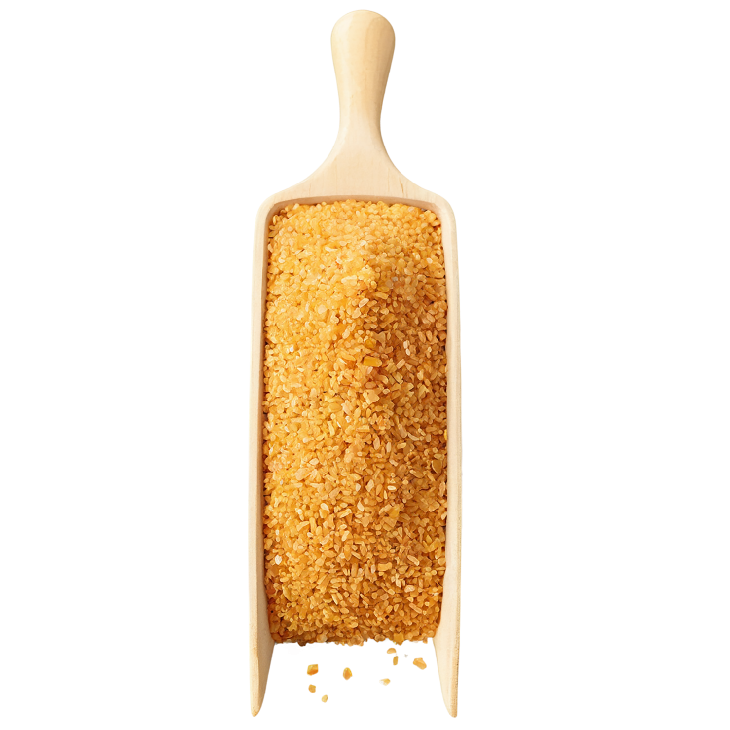 Bulgur grains isolated on transparent background, #6490