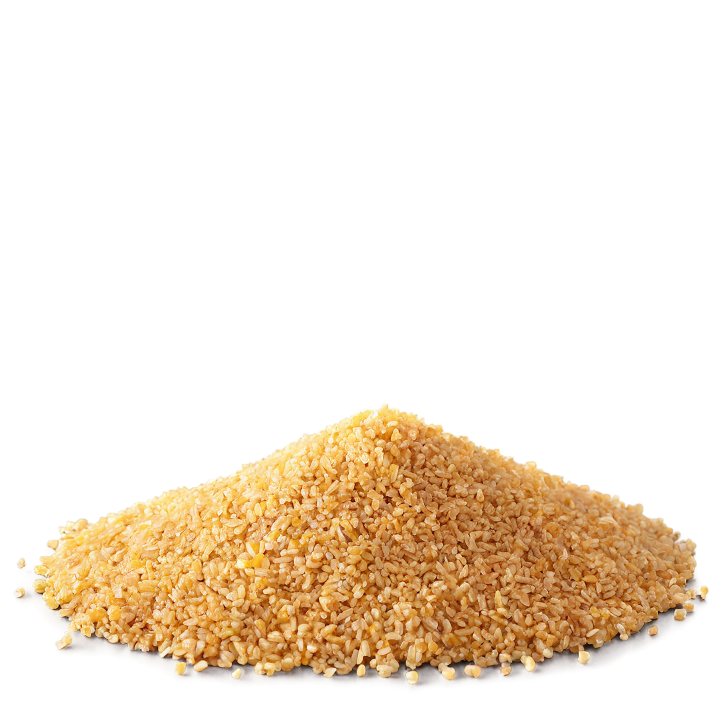 Bulgur grains isolated on transparent background, #6494