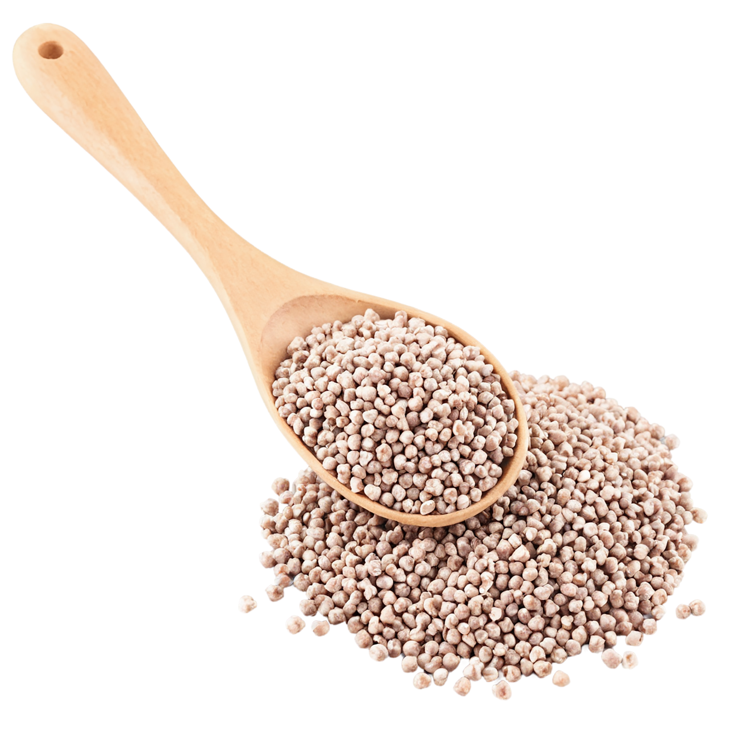 Buckwheat grains isolated on transparent background, #6505