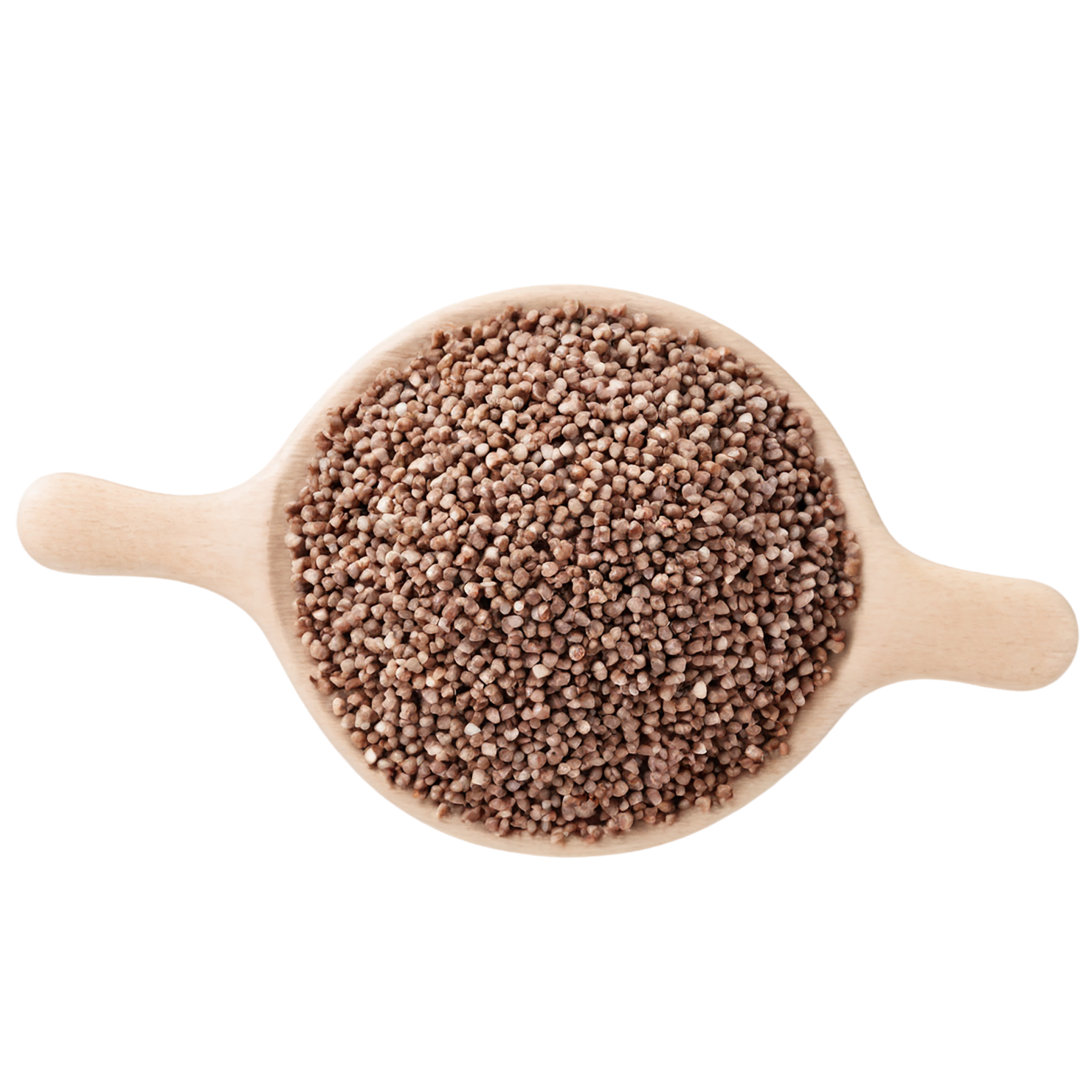 Buckwheat grains isolated on transparent background, #6509
