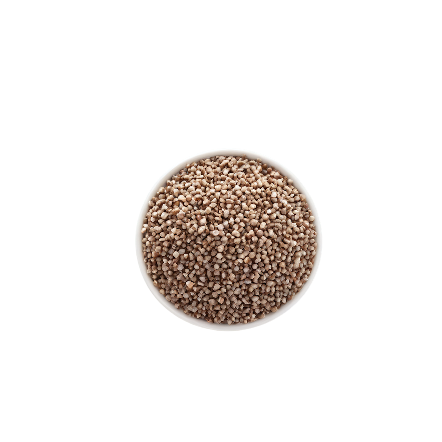 Buckwheat grains isolated on transparent background, #6511