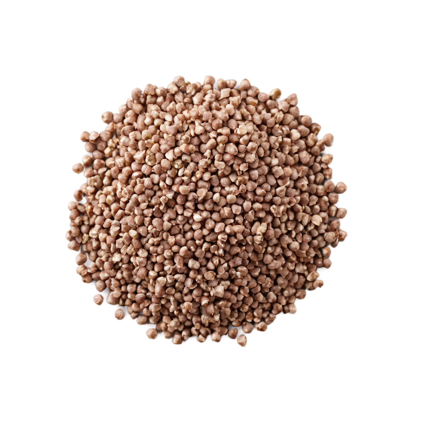 Buckwheat grains isolated on transparent background, #6514