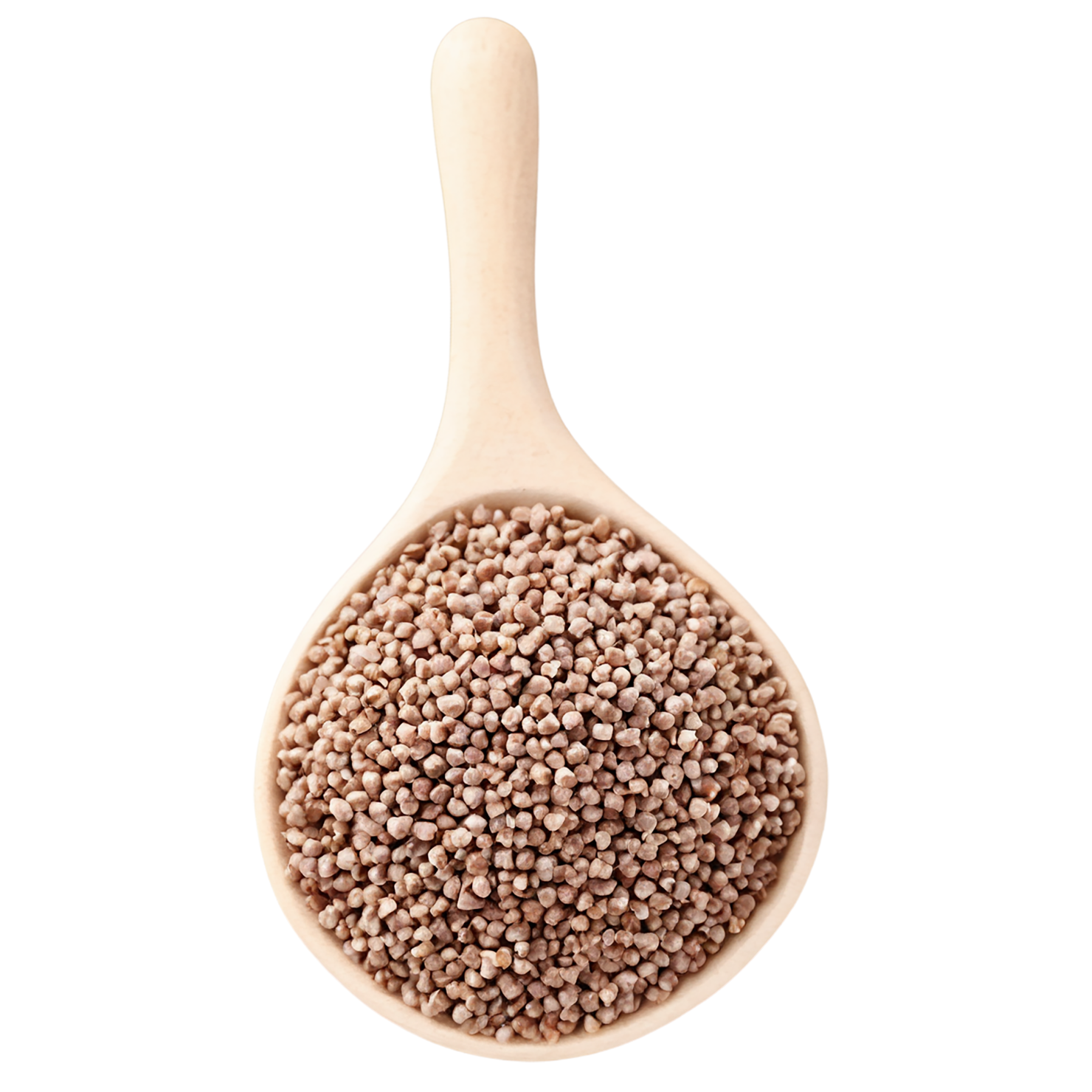 Buckwheat grains isolated on transparent background, #6517