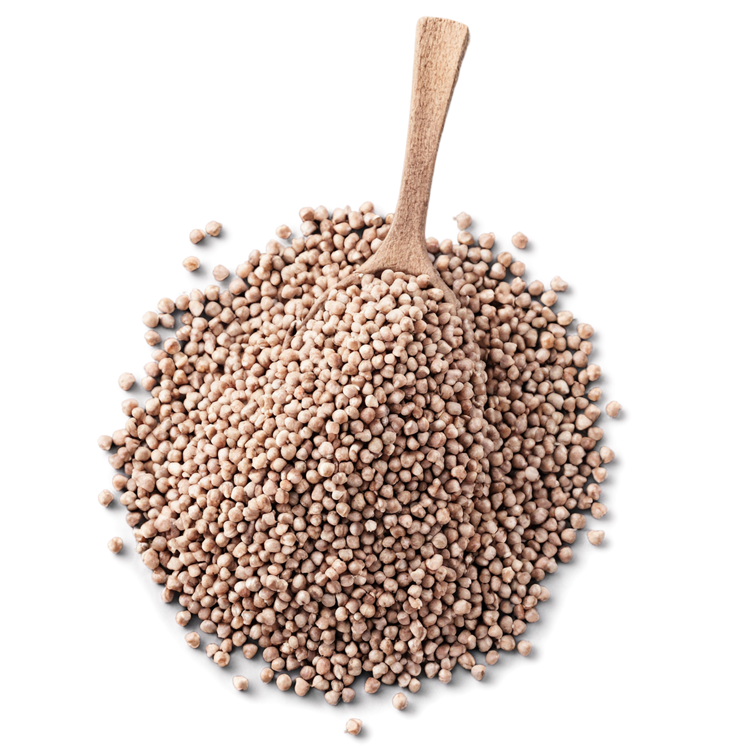 Buckwheat grains isolated on transparent background, #6523