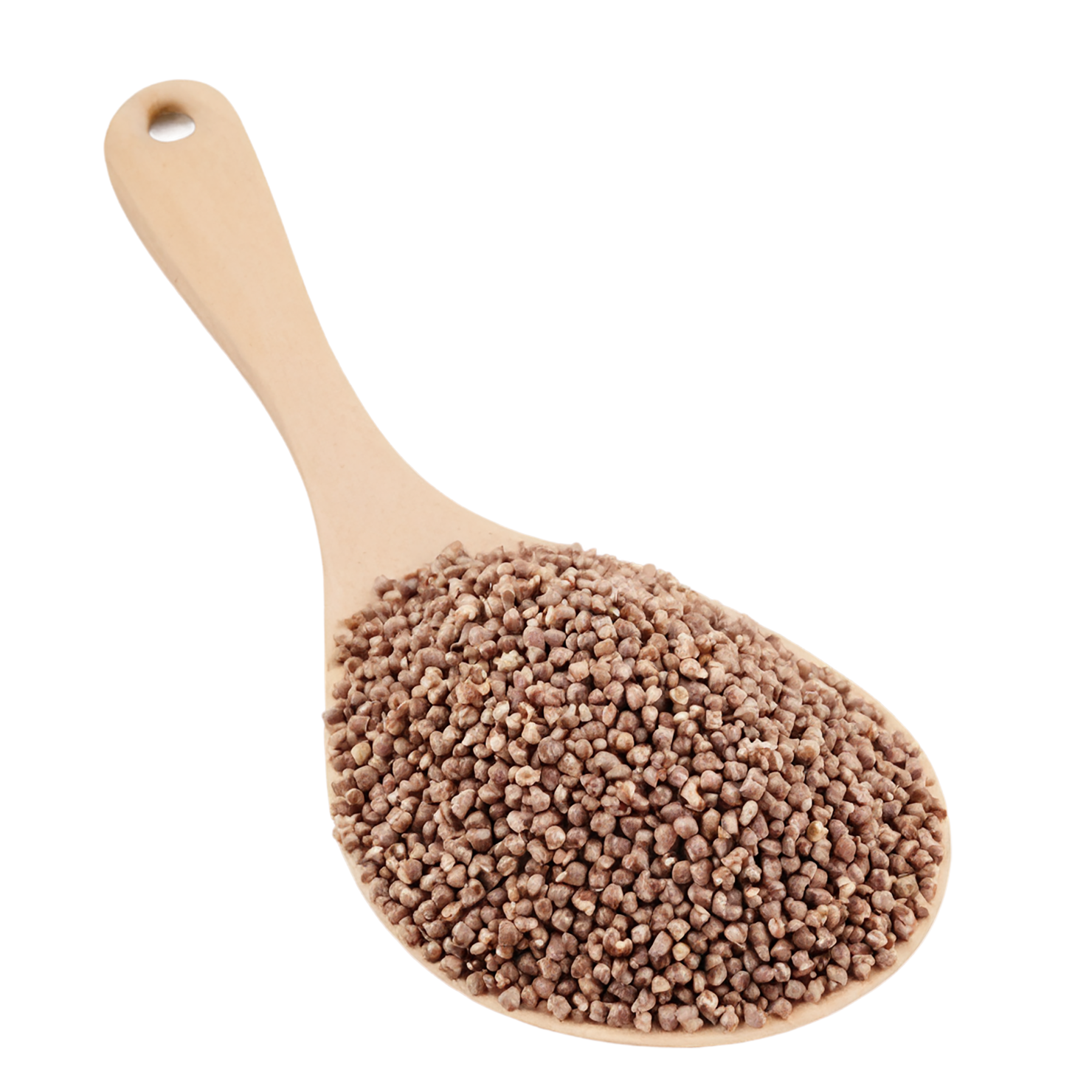 Buckwheat grains isolated on transparent background, #6525