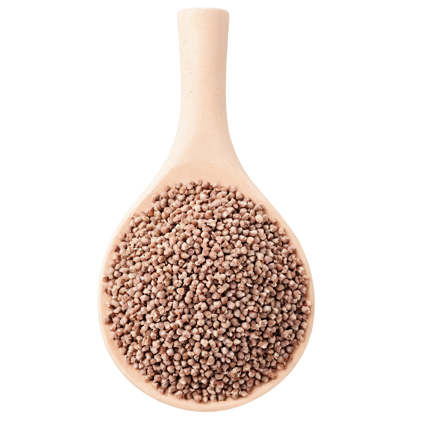 Buckwheat grains isolated on transparent background, #6527