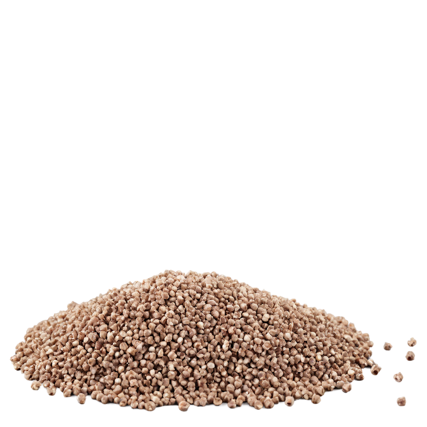Buckwheat grains isolated on transparent background, #6531