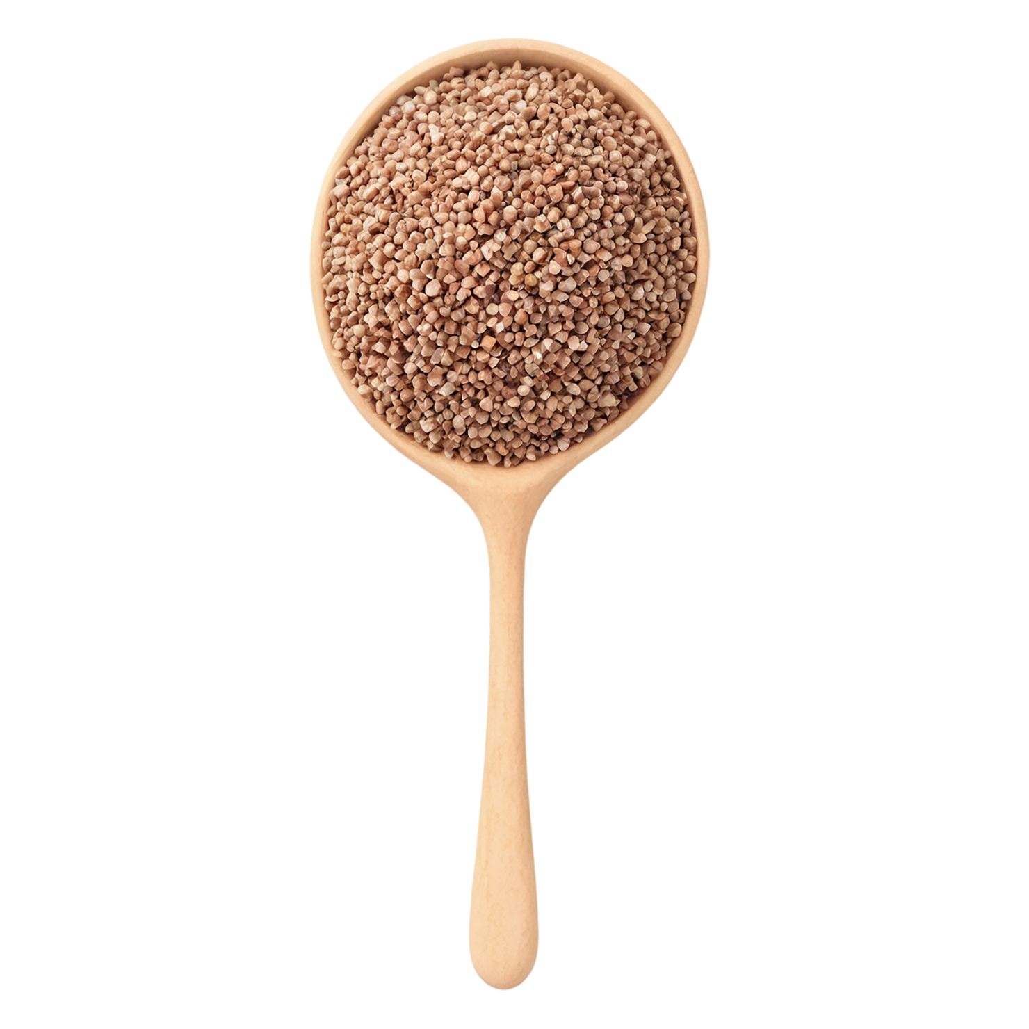 Buckwheat grains isolated on transparent background, #6535