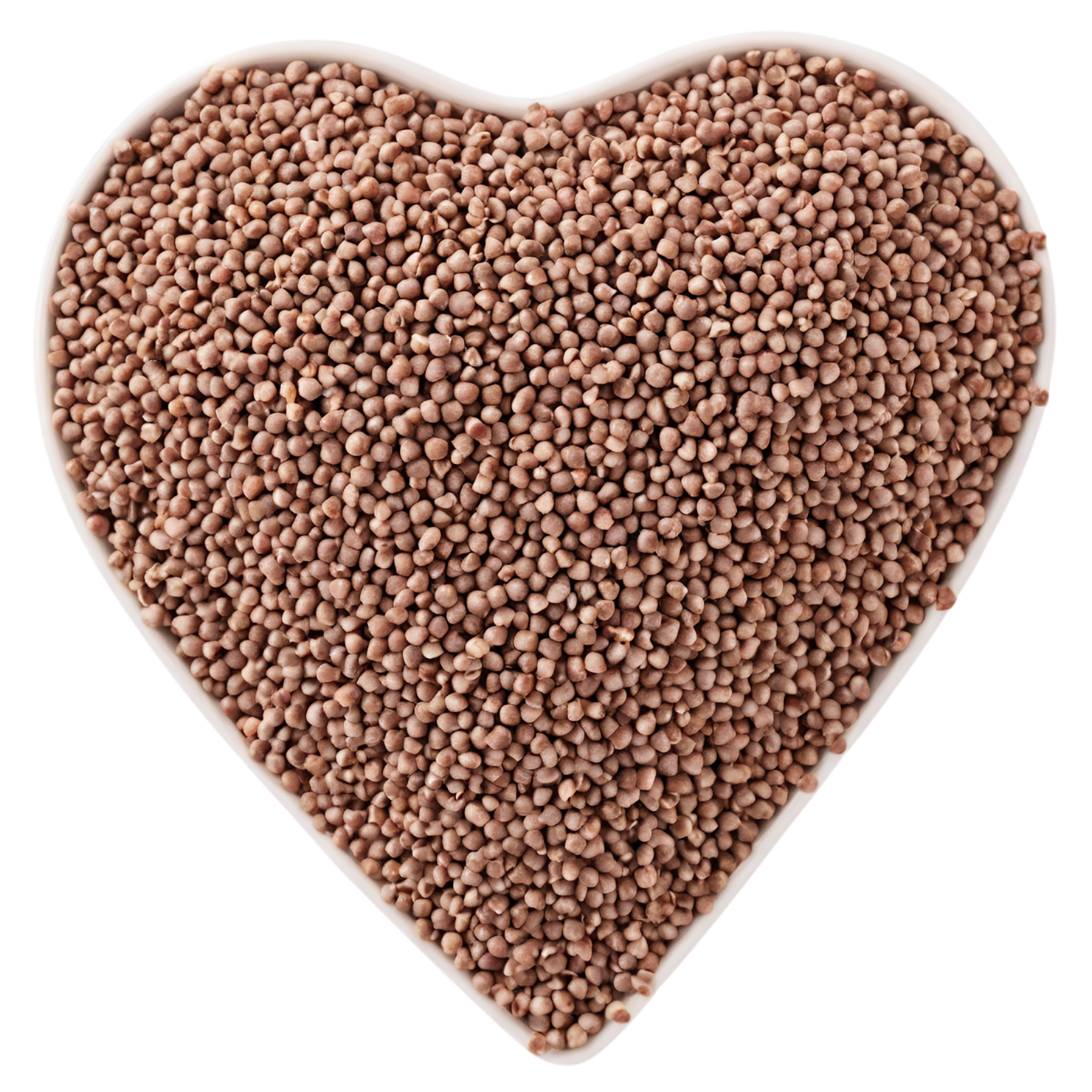 Buckwheat grains isolated on transparent background, #6540