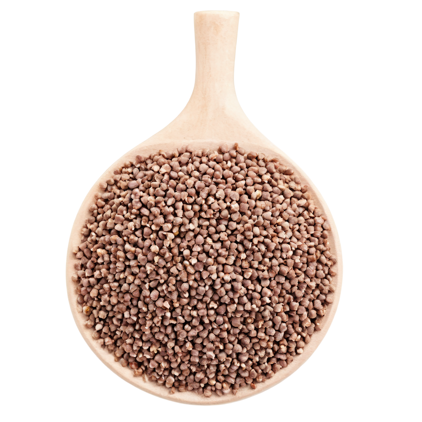 Buckwheat grains isolated on transparent background, #6541