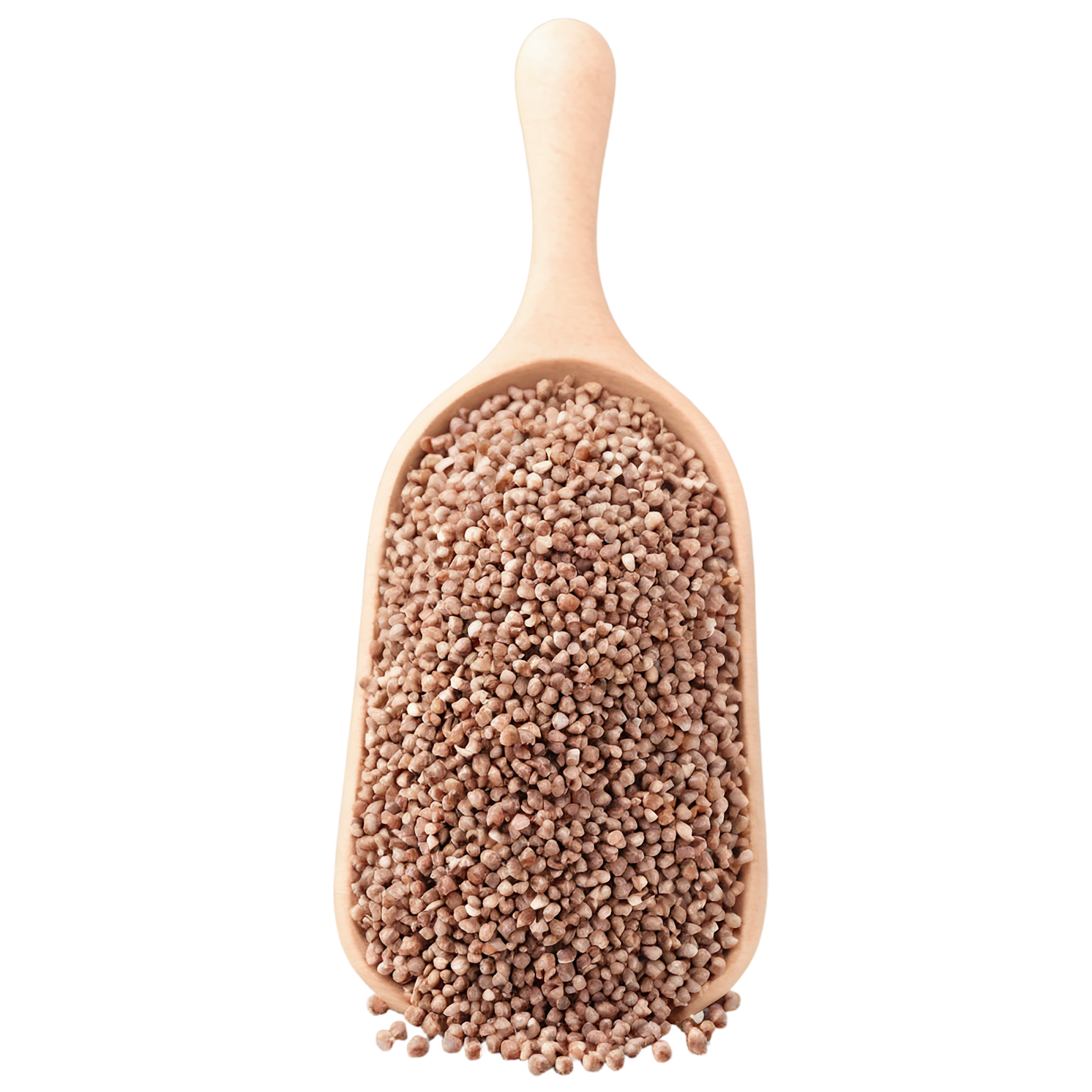 Buckwheat grains isolated on transparent background, #6547