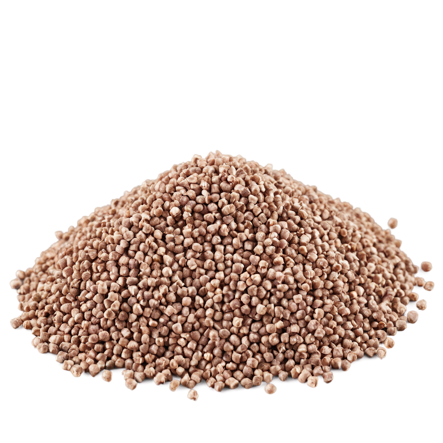 Buckwheat grains isolated on transparent background, #6552