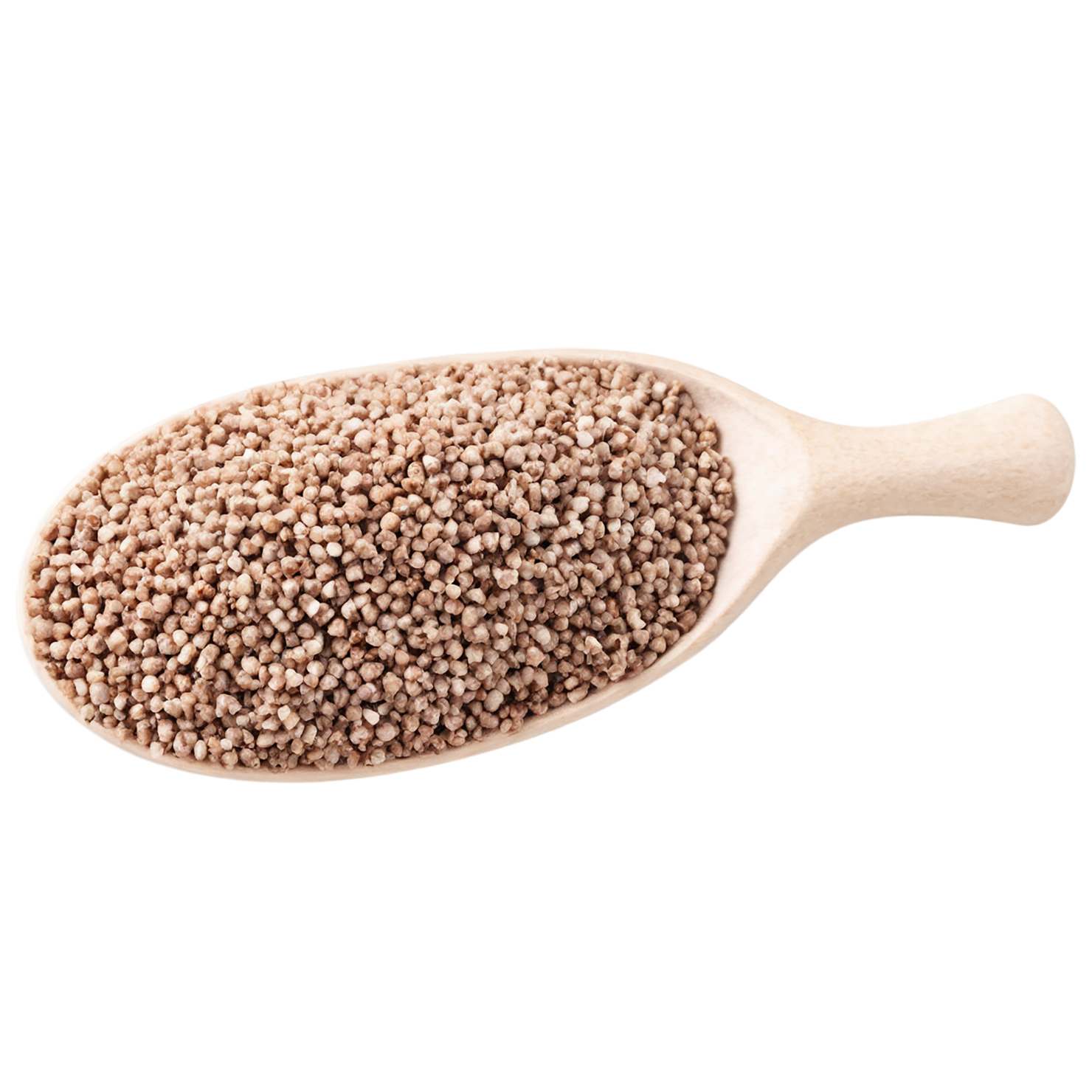 Buckwheat grains isolated on transparent background, #6558