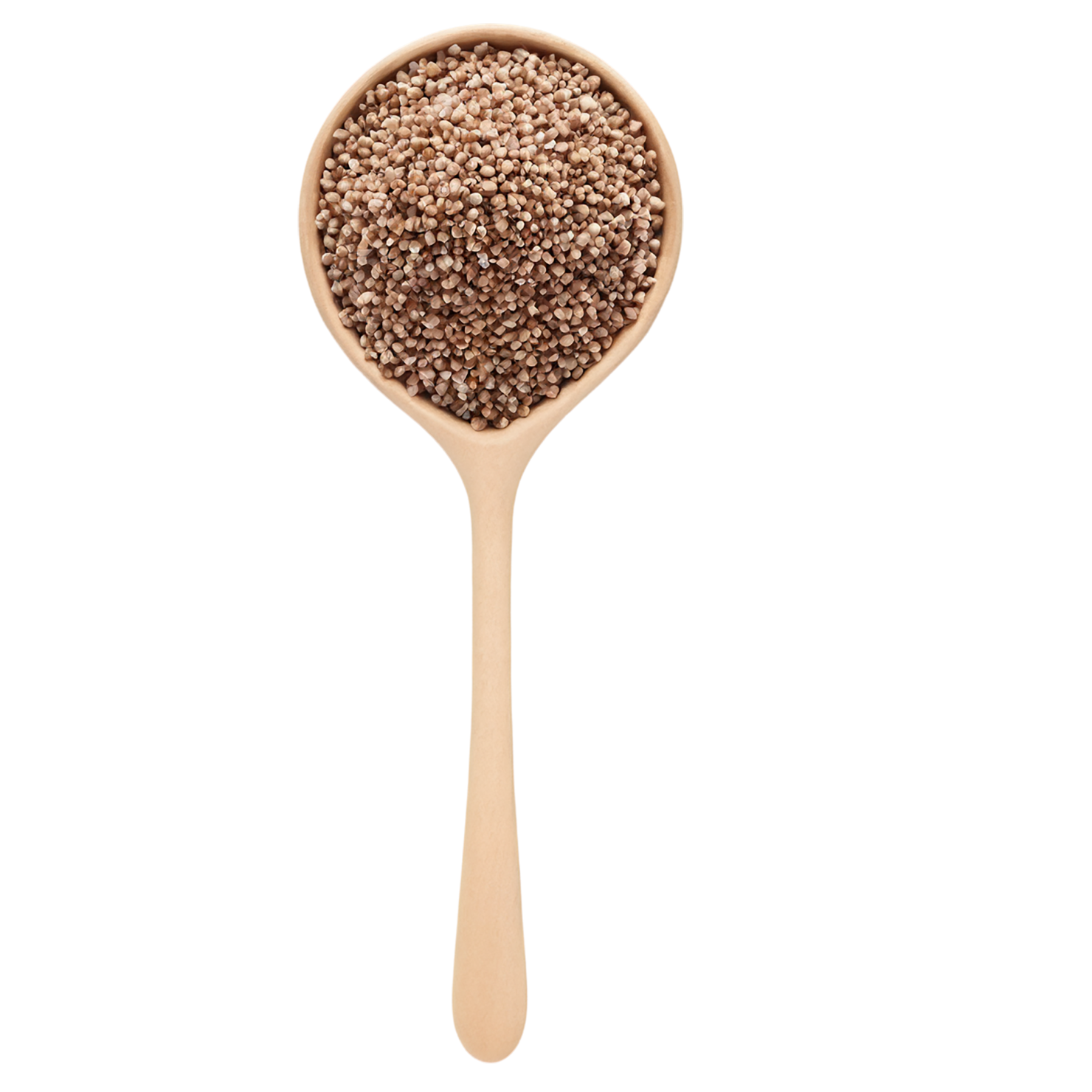 Buckwheat grains isolated on transparent background, #6562