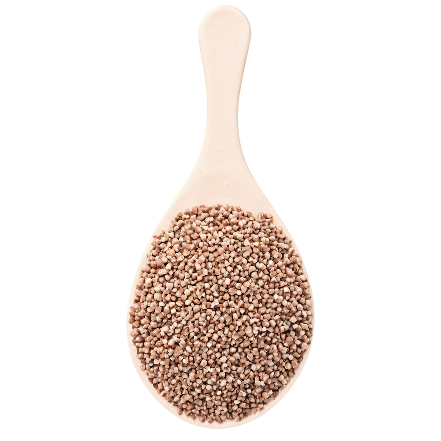 Buckwheat grains isolated on transparent background, #6564