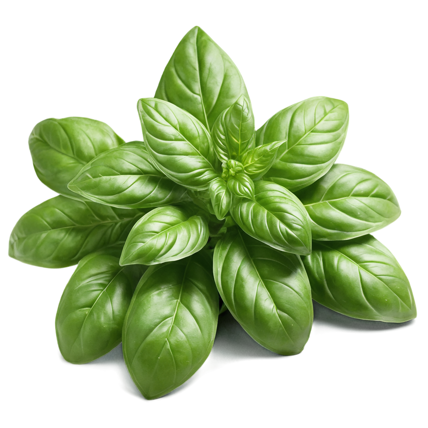 Basil Herbs isolated on transparent background, #6779
