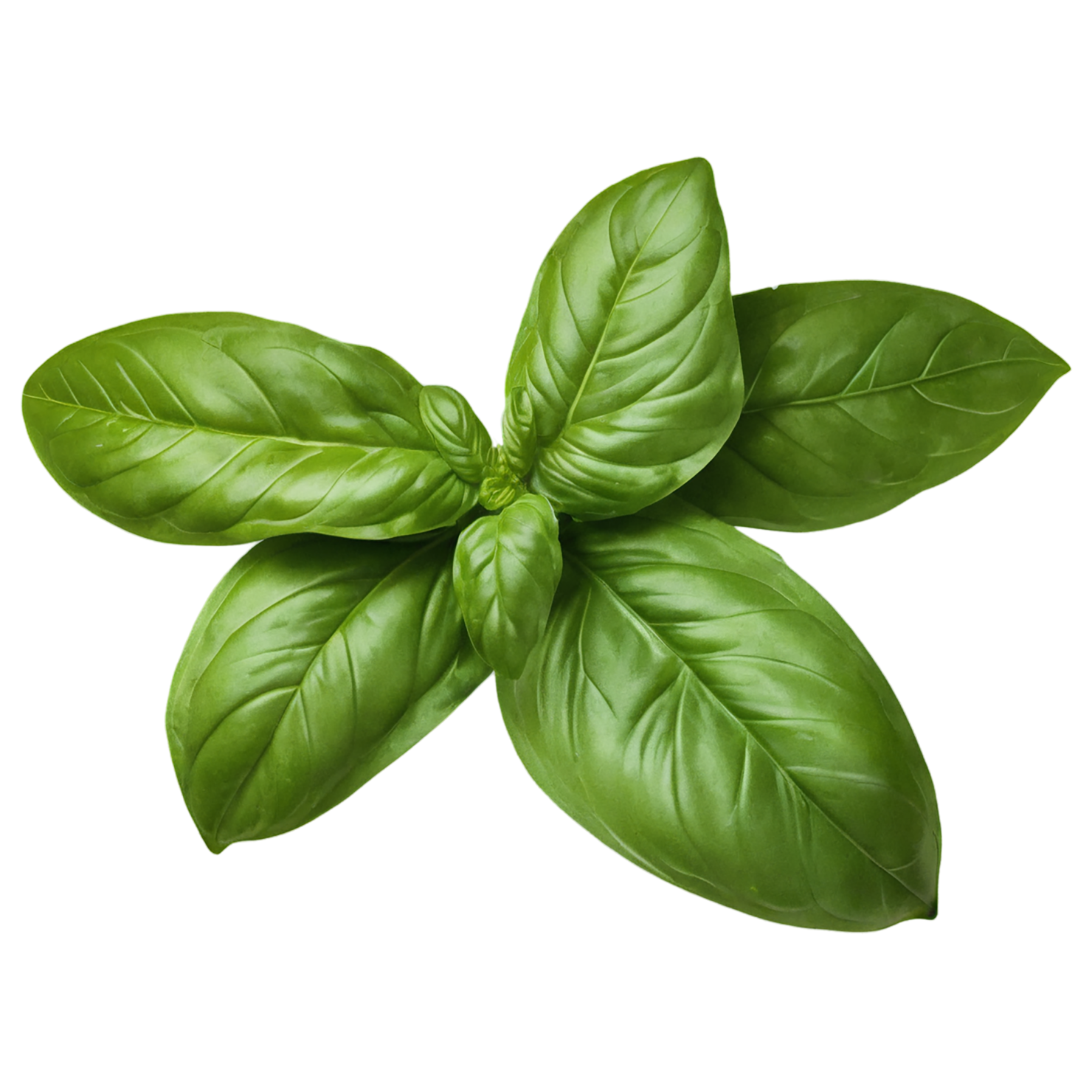 Basil Herbs isolated on transparent background, #6783