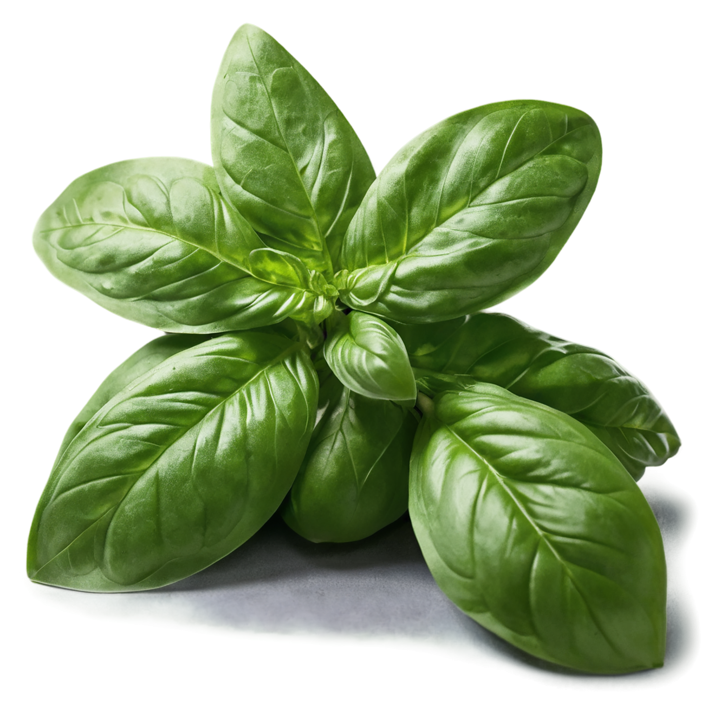 Basil Herbs isolated on transparent background, #6787