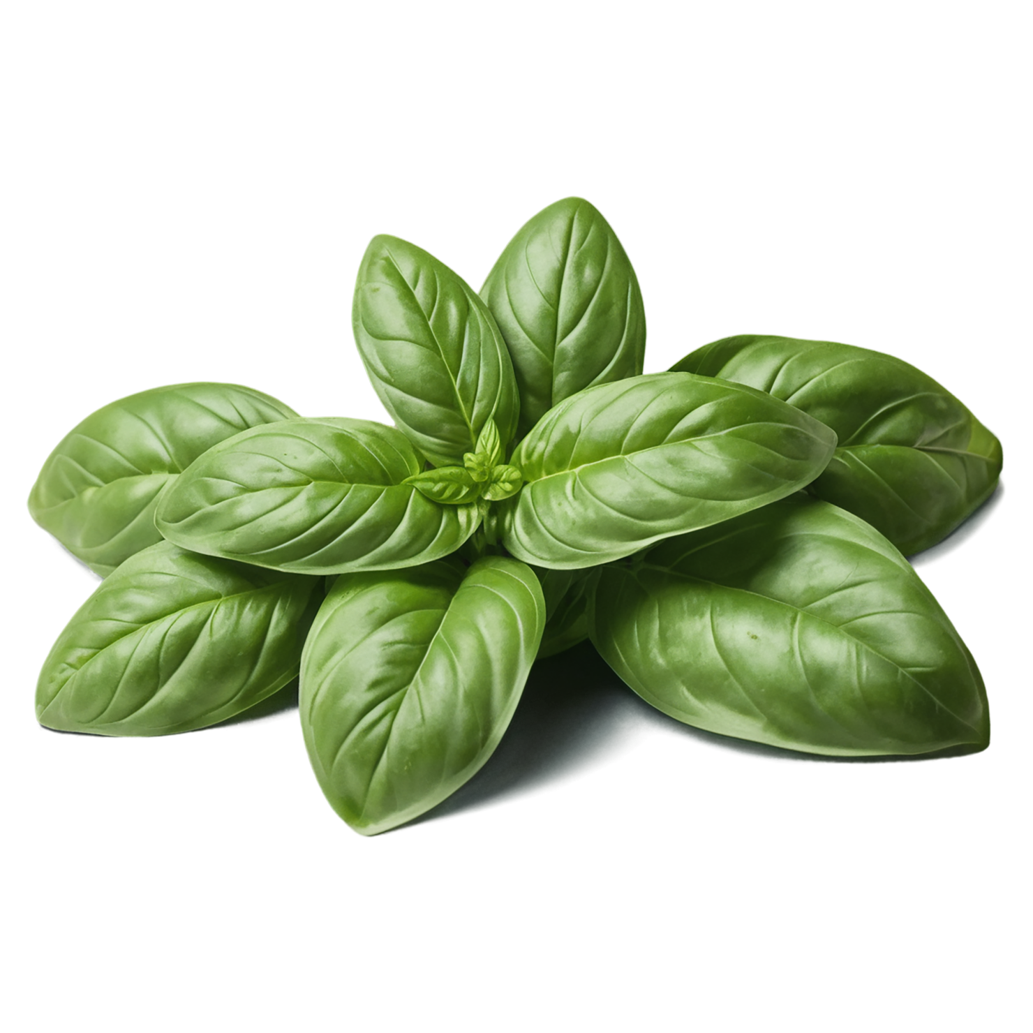 Basil Herbs isolated on transparent background, #6791