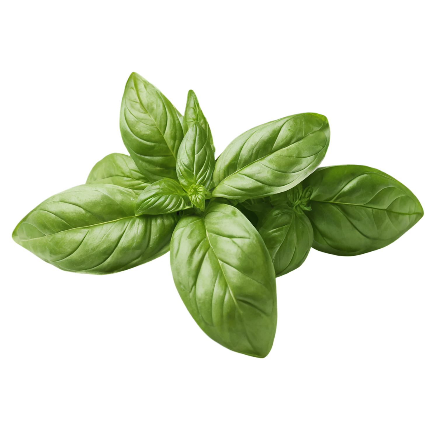 Basil Herbs isolated on transparent background, #6798