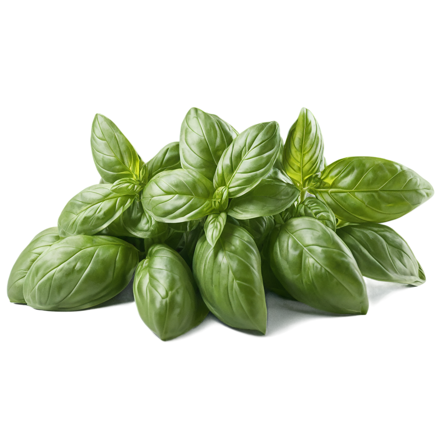 Basil Herbs isolated on transparent background, #6799