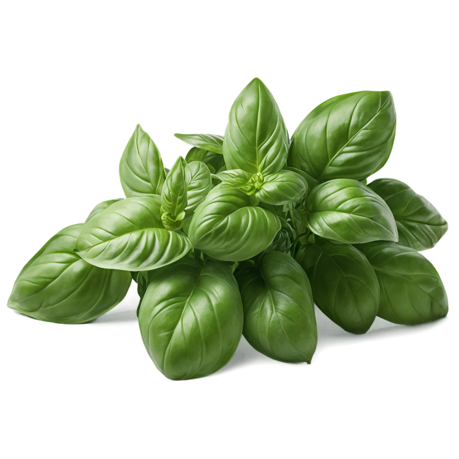 Basil Herbs isolated on transparent background, #6802