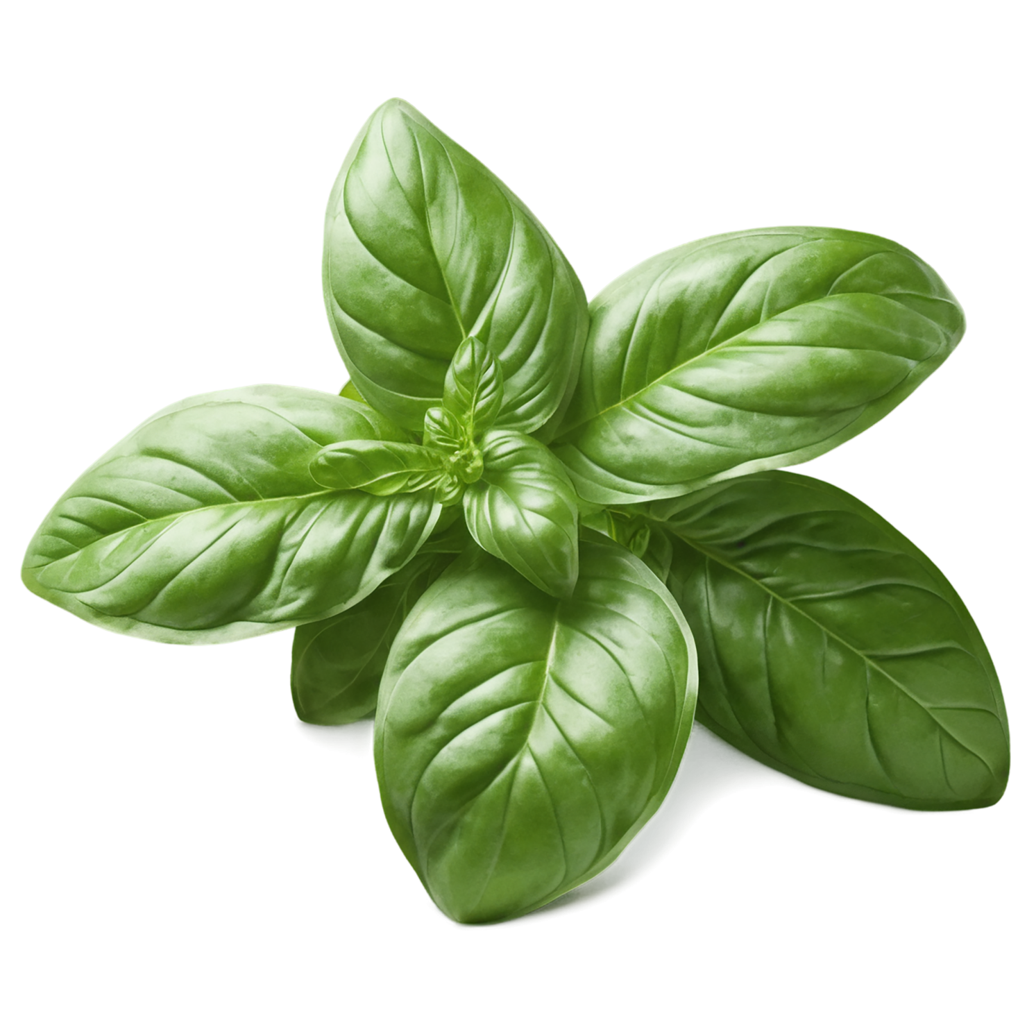 Basil Herbs isolated on transparent background, #6804