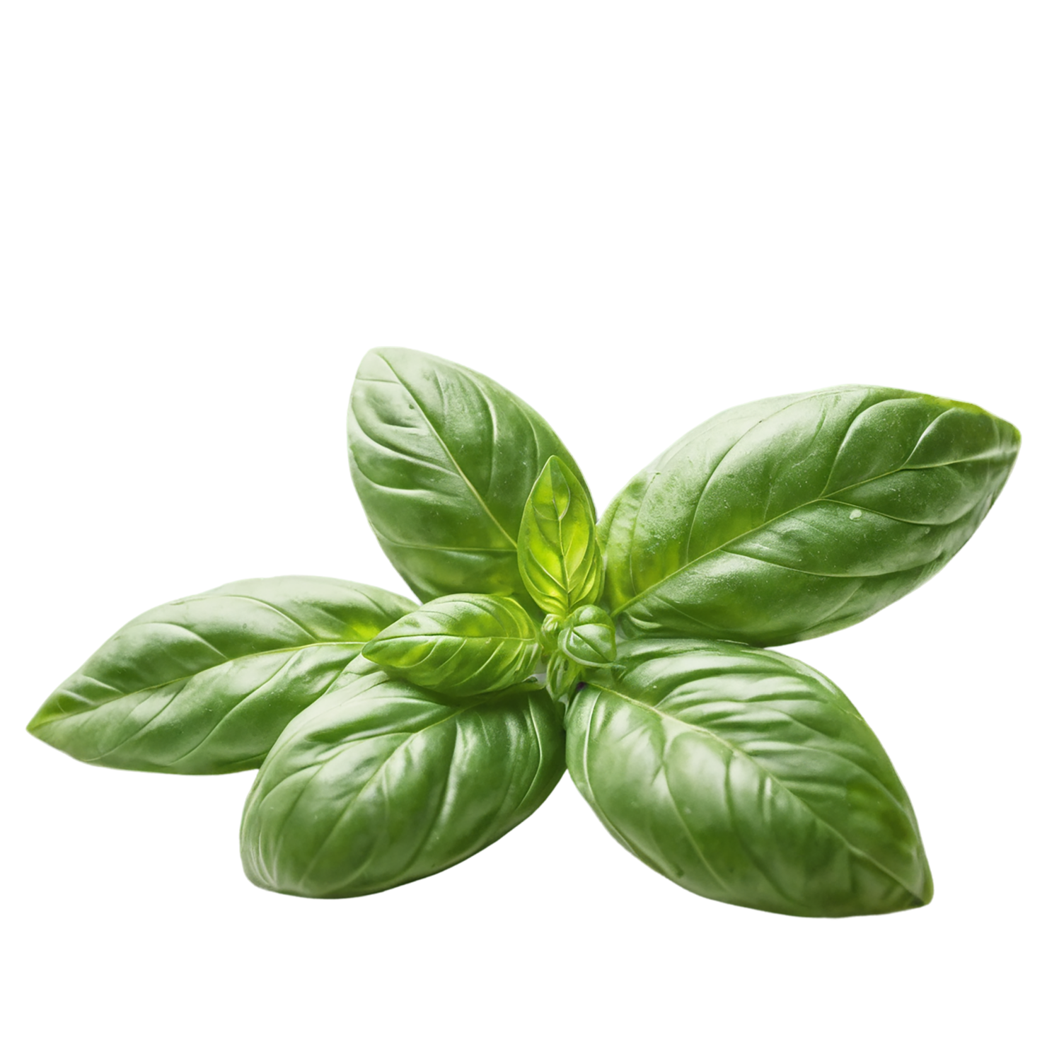 Basil Herbs isolated on transparent background, #6806